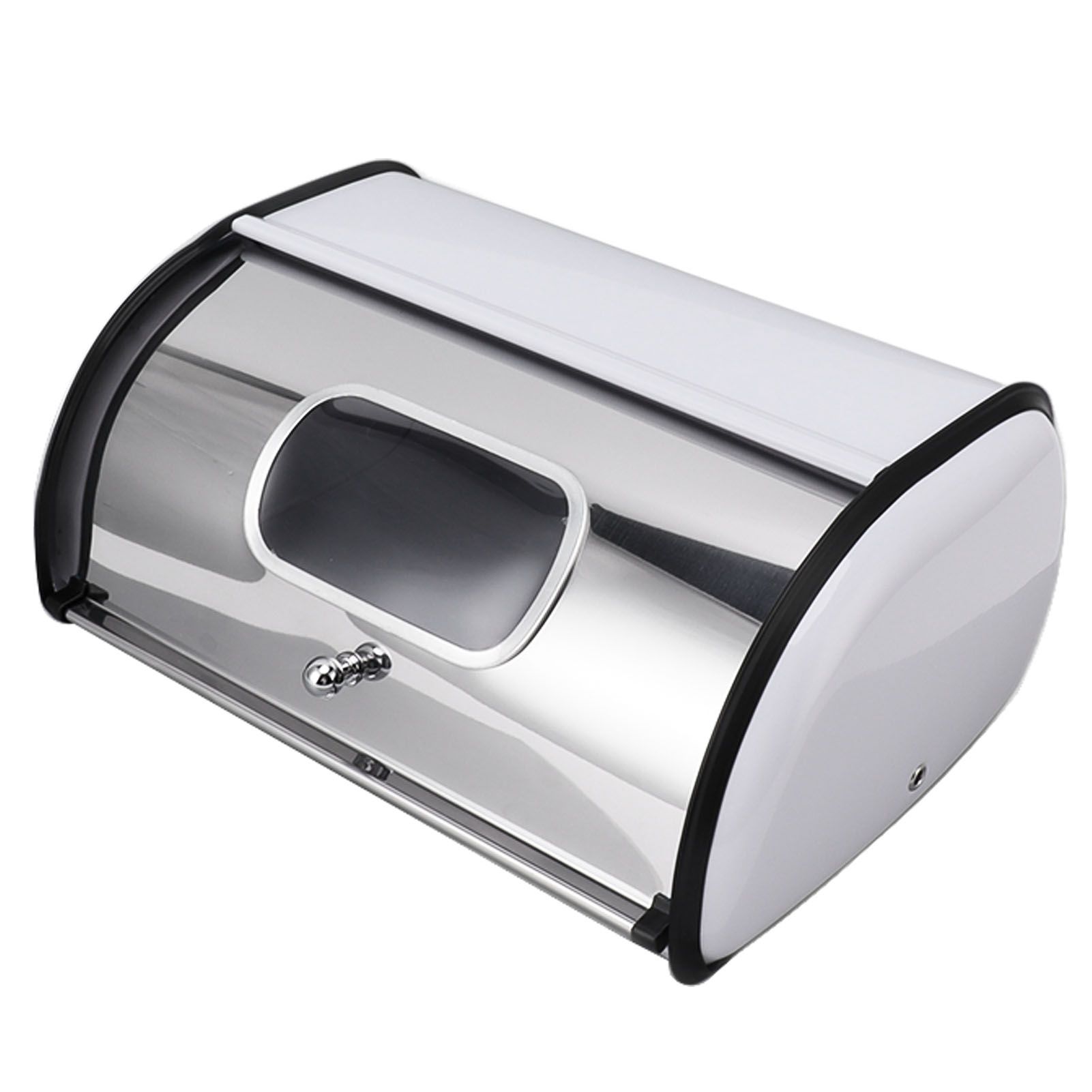 Bread Bin Bread Box Bread Holder Storage Container With Small Window for view 3