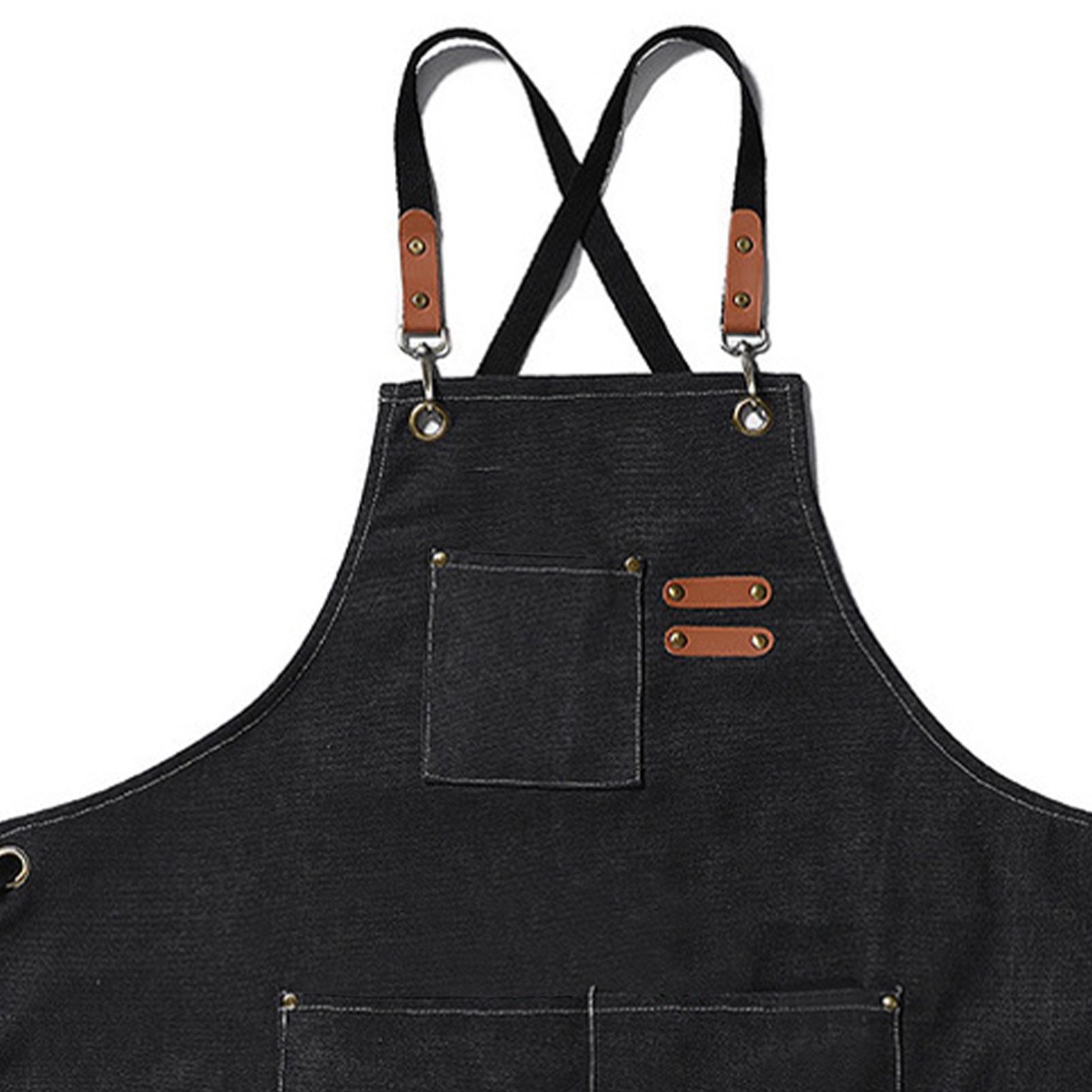 Work Apron Waterproof Breathable Adjustable Thickened Unisex Kitchen Apron view 9