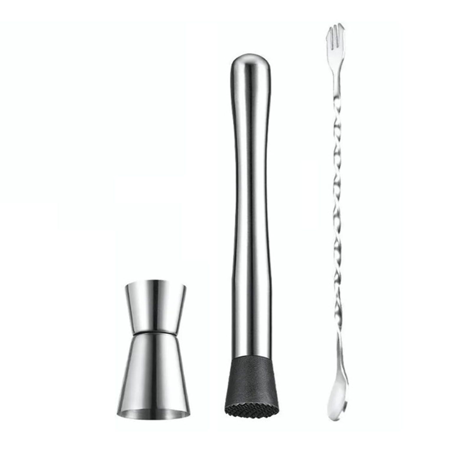 Stainless Steel Crushed Popsicle Mixing Stick Fruit Muddle Pestle Wine view 3