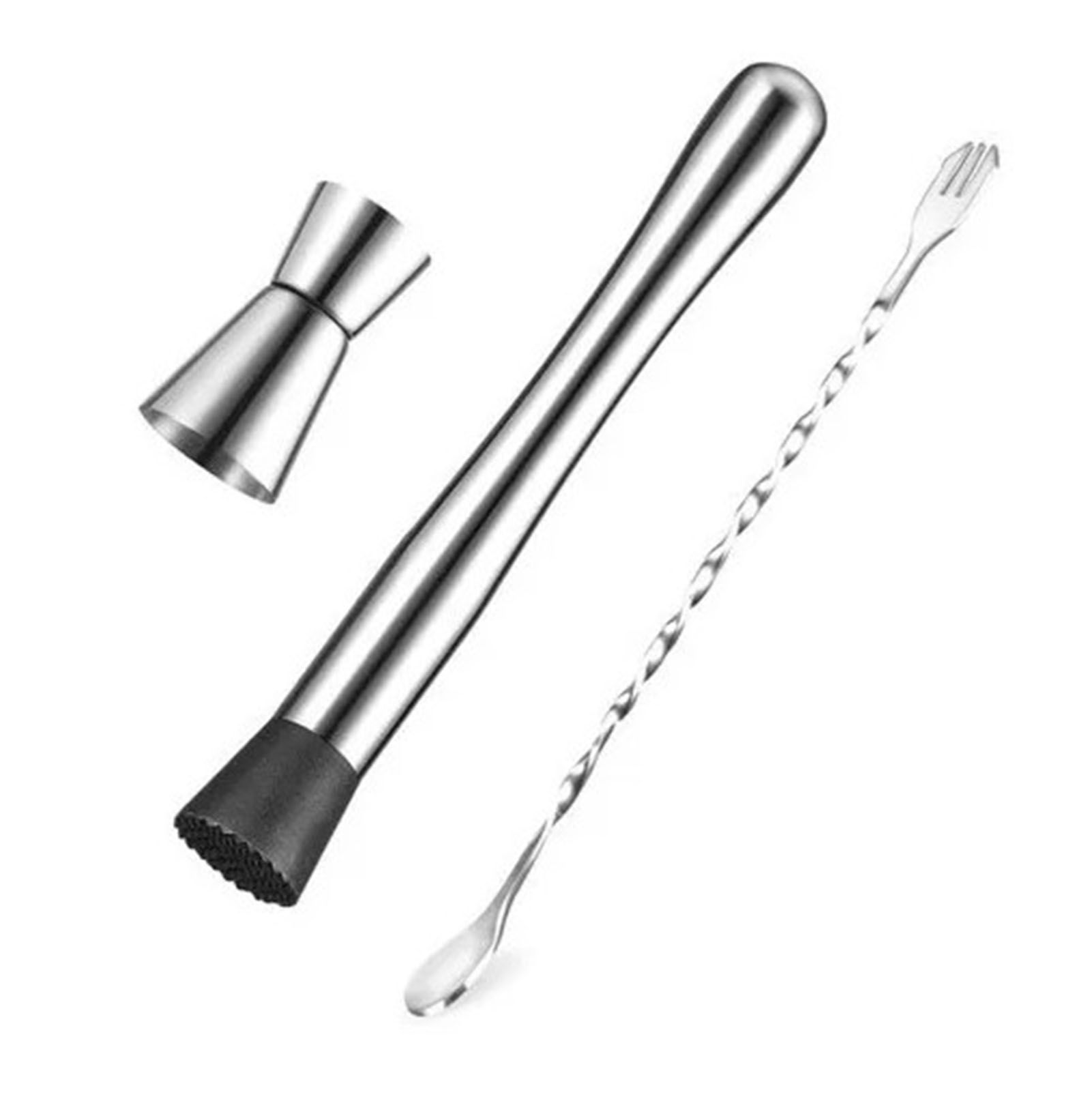 Stainless Steel Crushed Popsicle Mixing Stick Fruit Muddle Pestle Wine view 4