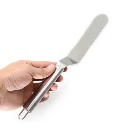 Stainless Steel Blade Offset Spatula Portable Cream Icing Spatula for Pastry view 4