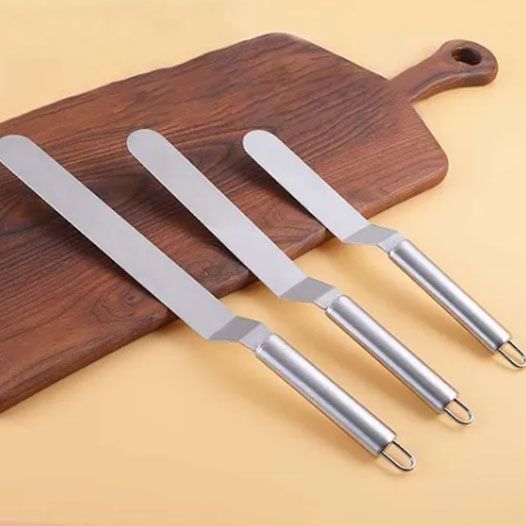Stainless Steel Blade Offset Spatula Portable Cream Icing Spatula for Pastry view 12
