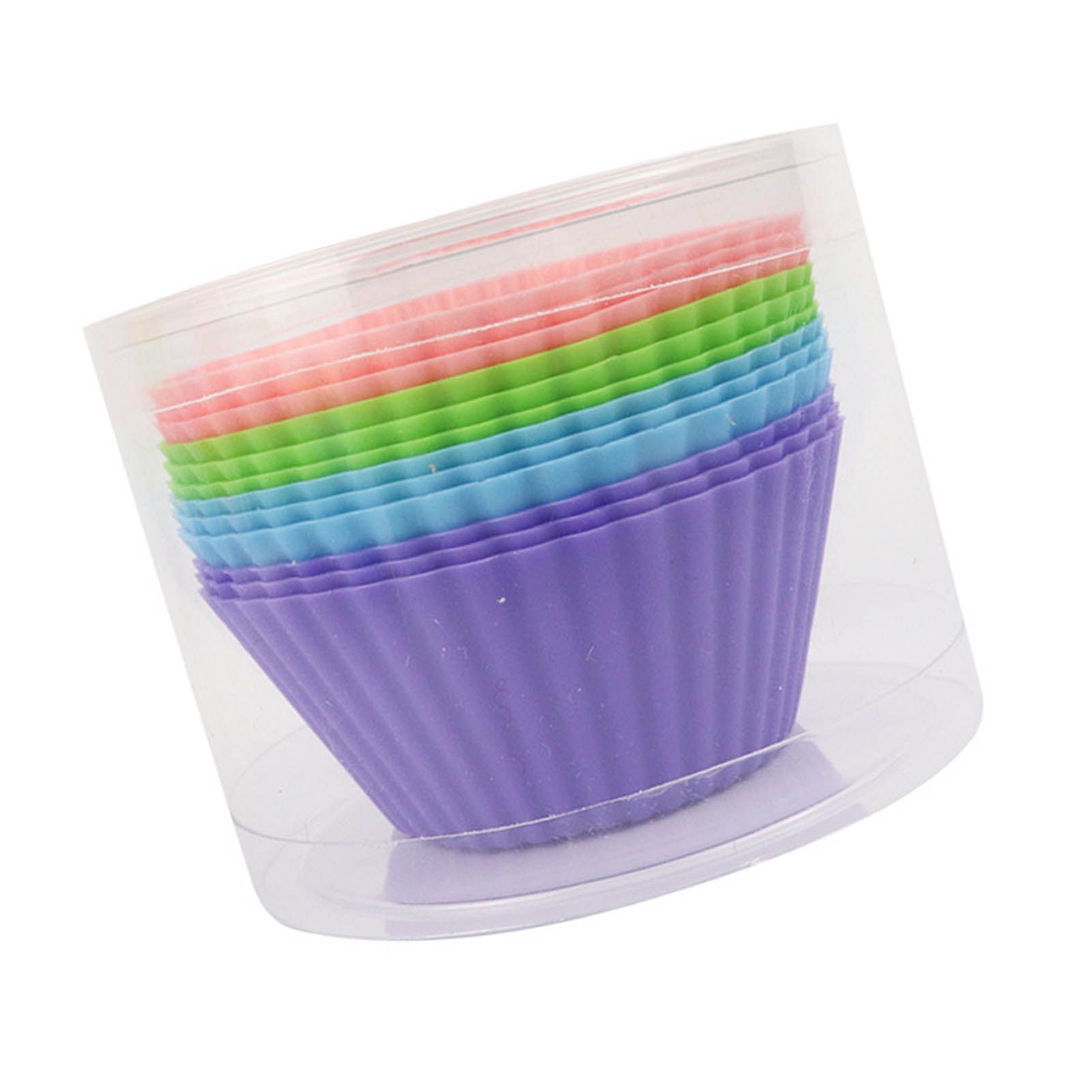 12pcs Silicone Baking Cups High Temperature Resistant Food Grade Silicone view 3