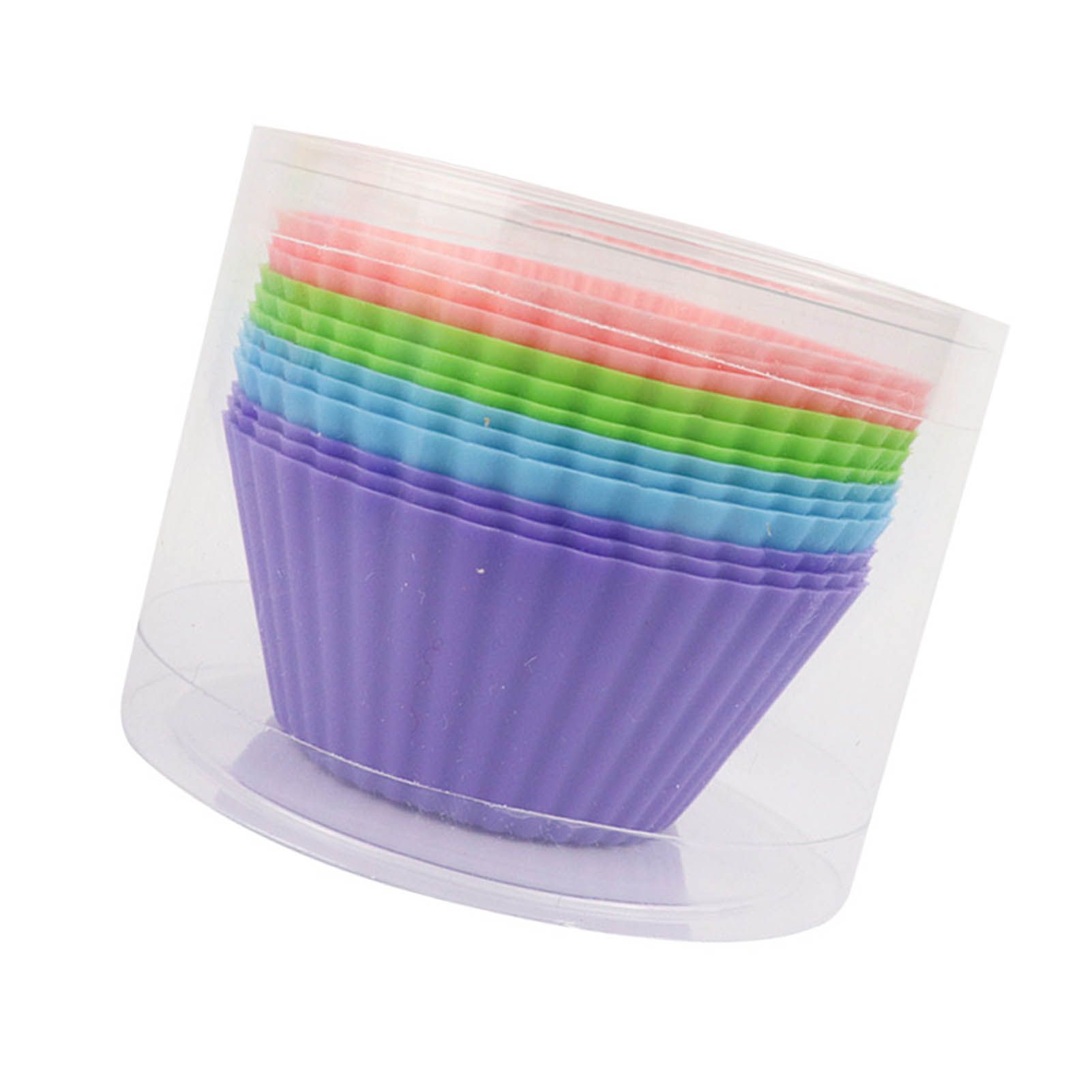 12pcs Silicone Baking Cups High Temperature Resistant Food Grade Silicone view 4
