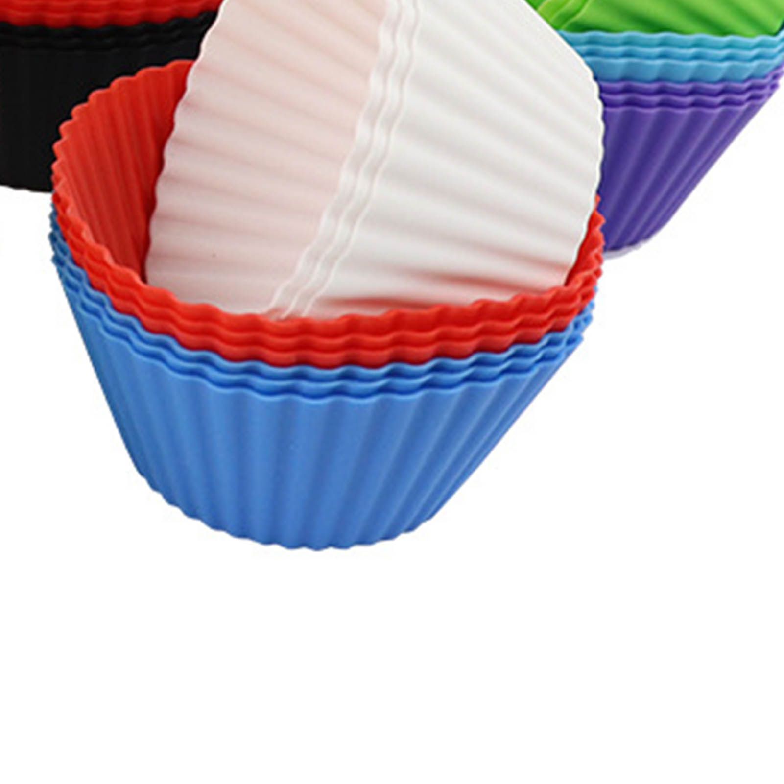 12pcs Silicone Baking Cups High Temperature Resistant Food Grade Silicone view 8