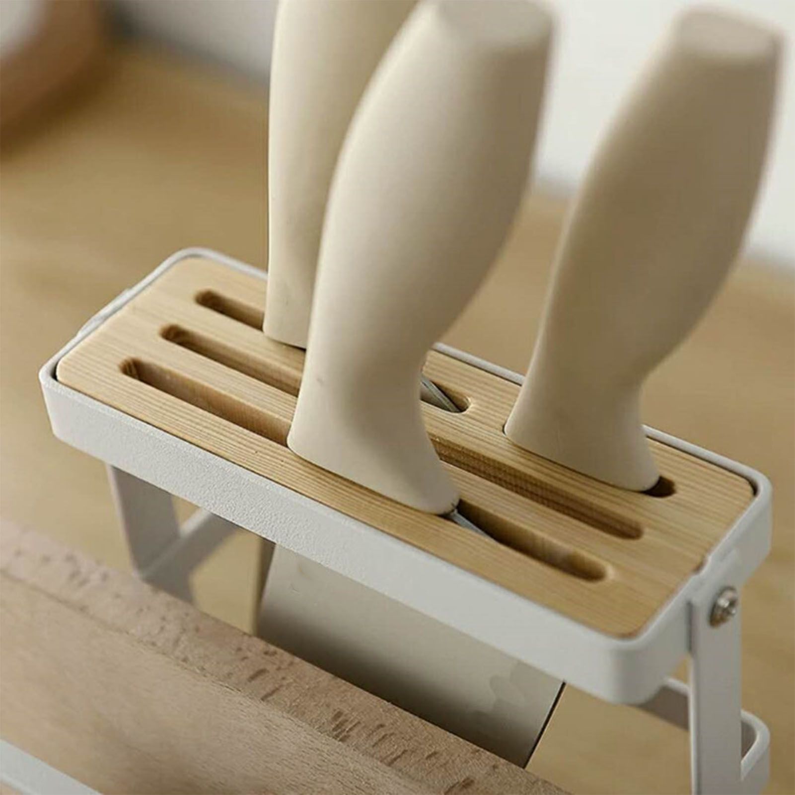 Knife Cutting Board Holder Multifunctional Pot Lid Knife Block Cutting Board view 11