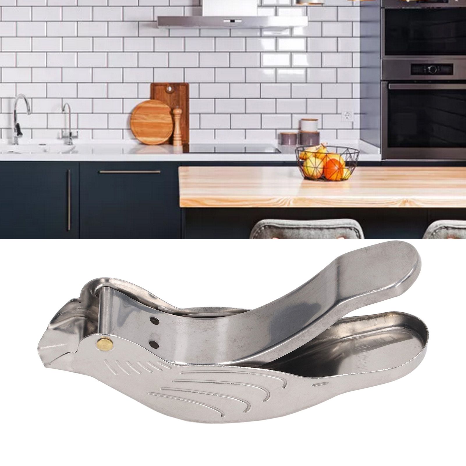 Manual Lemon Juicer 304 Stainless Steel Lemon Lime Squeezer Orange Citrus view 12