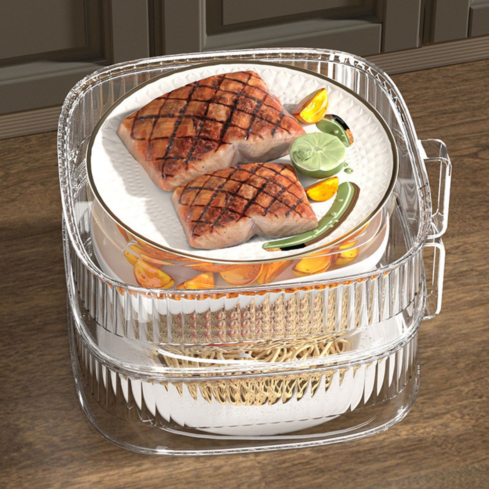 Insulation Vegetable Dish Cover Multifunctional Leftovers Cover Kitchen Table view 5
