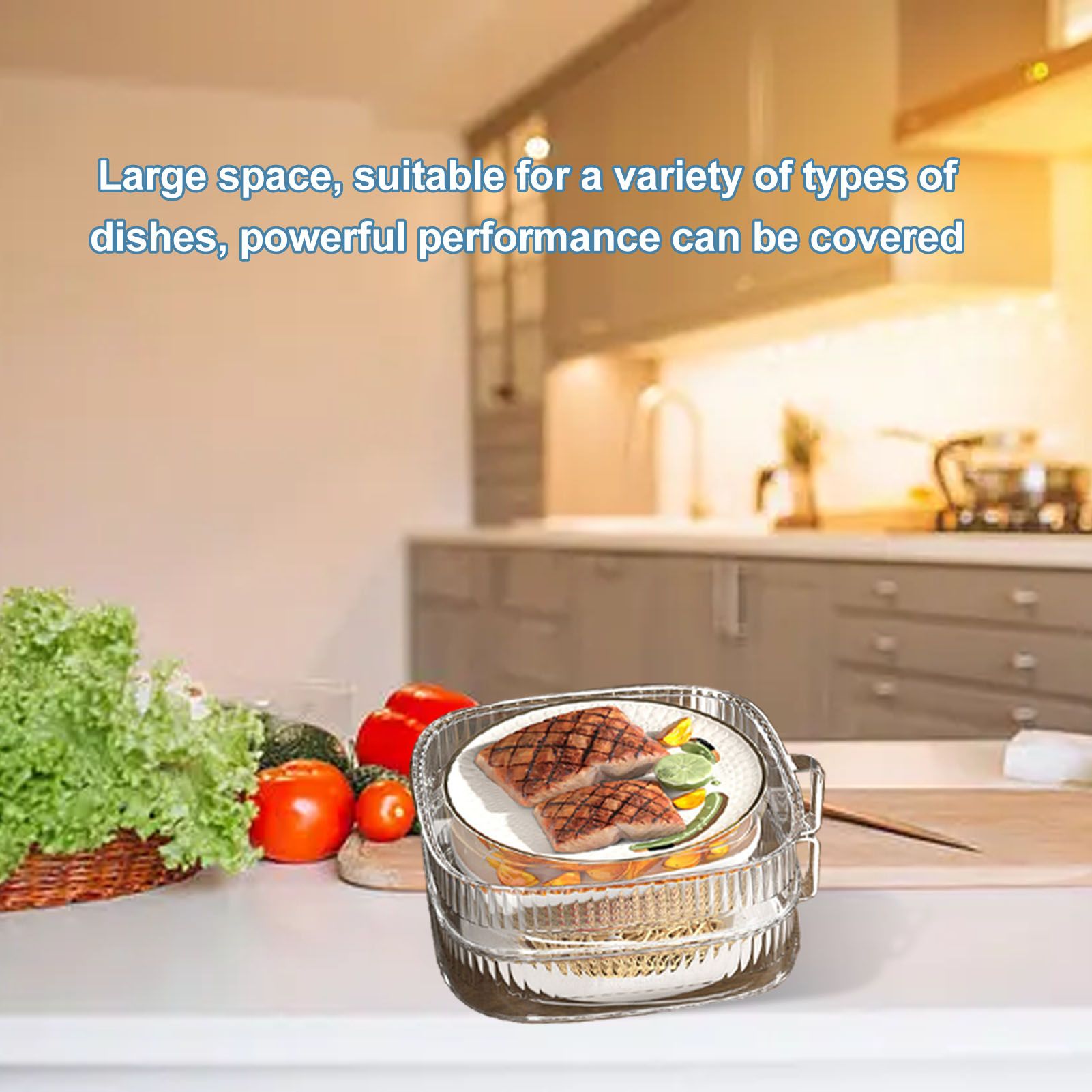 Insulation Vegetable Dish Cover Multifunctional Leftovers Cover Kitchen Table view 12