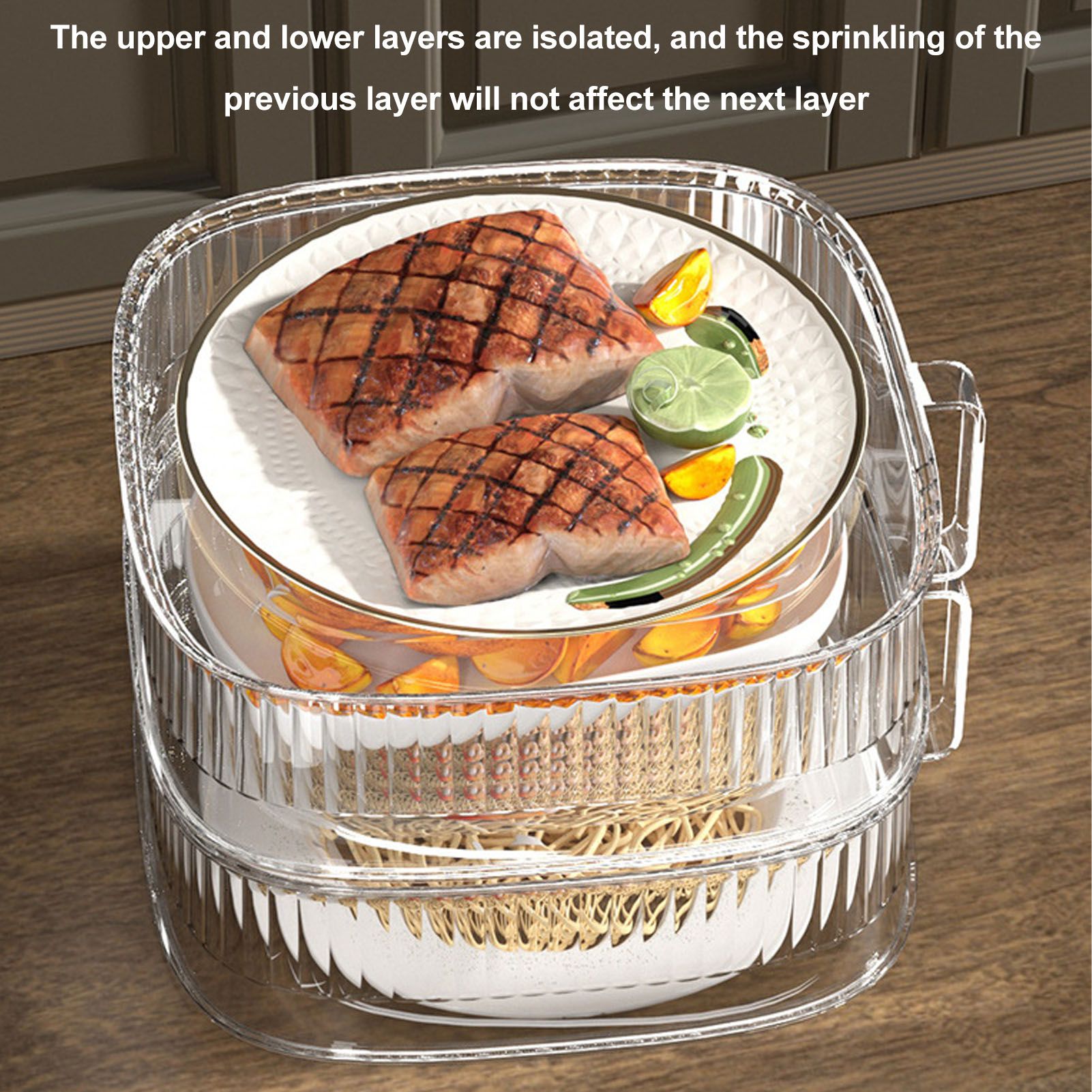 Insulation Vegetable Dish Cover Multifunctional Leftovers Cover Kitchen Table view 13