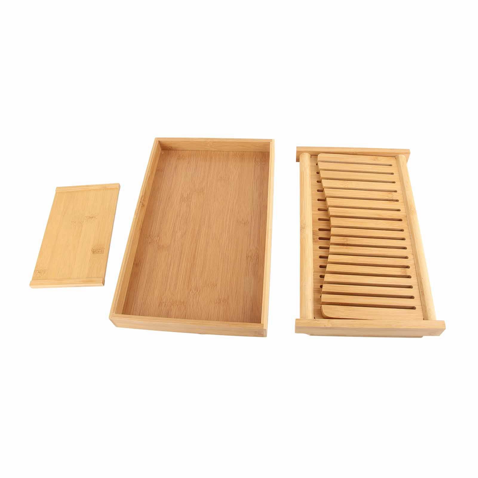 Bamboo Foldable Bread Slicing Guide Toast Loaf Cutting Guide Slicing Maker