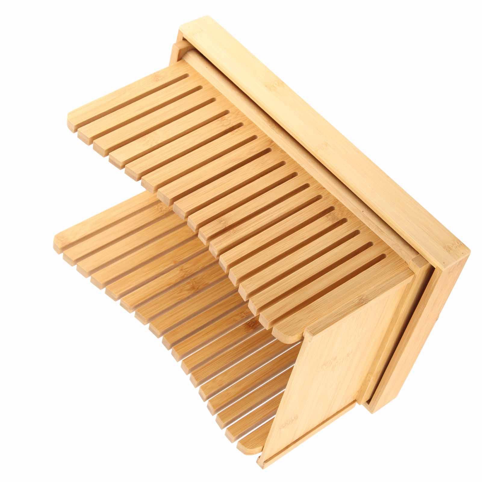 Bamboo Foldable Bread Slicing Guide Toast Loaf Cutting Guide Slicing Maker view 6