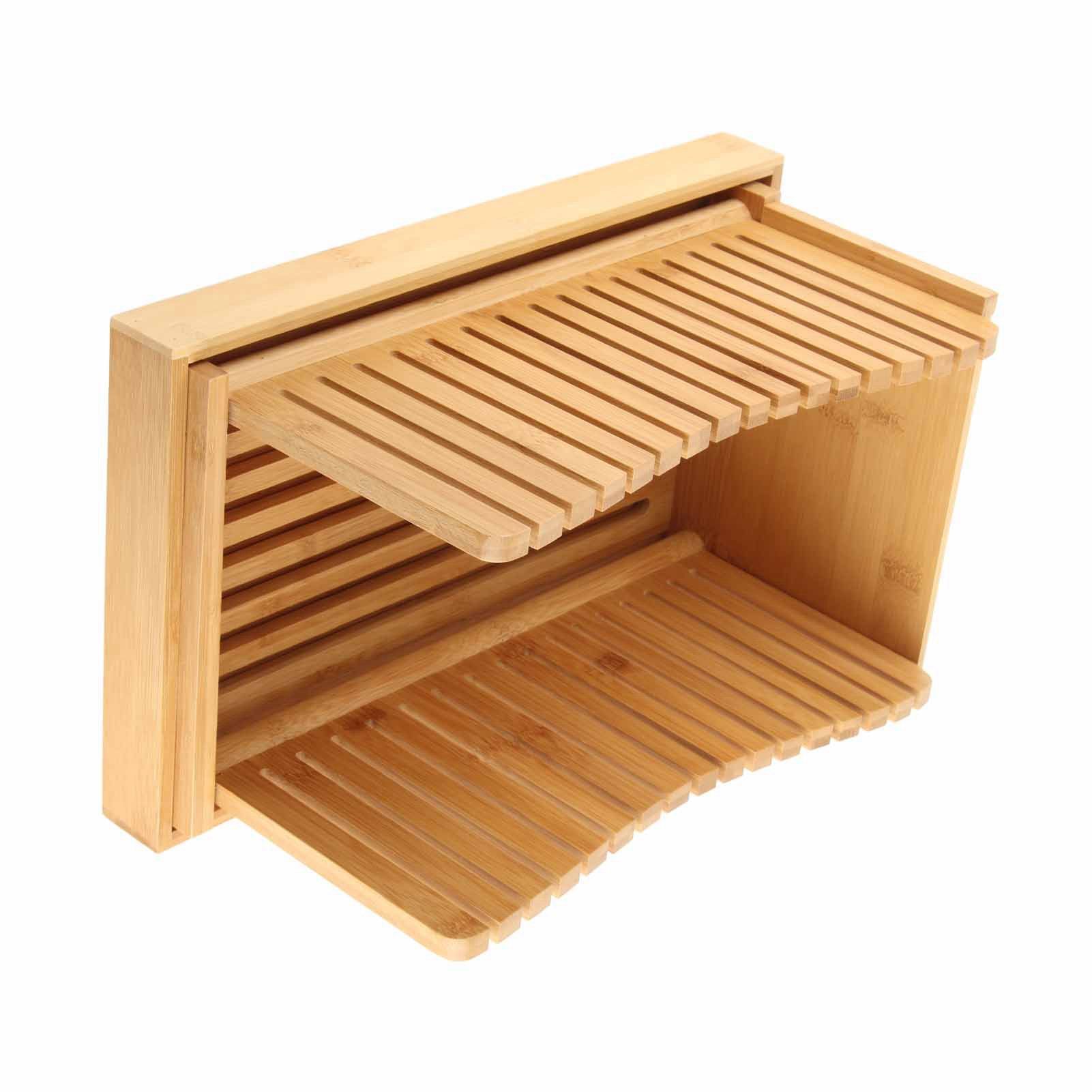 Bamboo Foldable Bread Slicing Guide Toast Loaf Cutting Guide Slicing Maker view 8