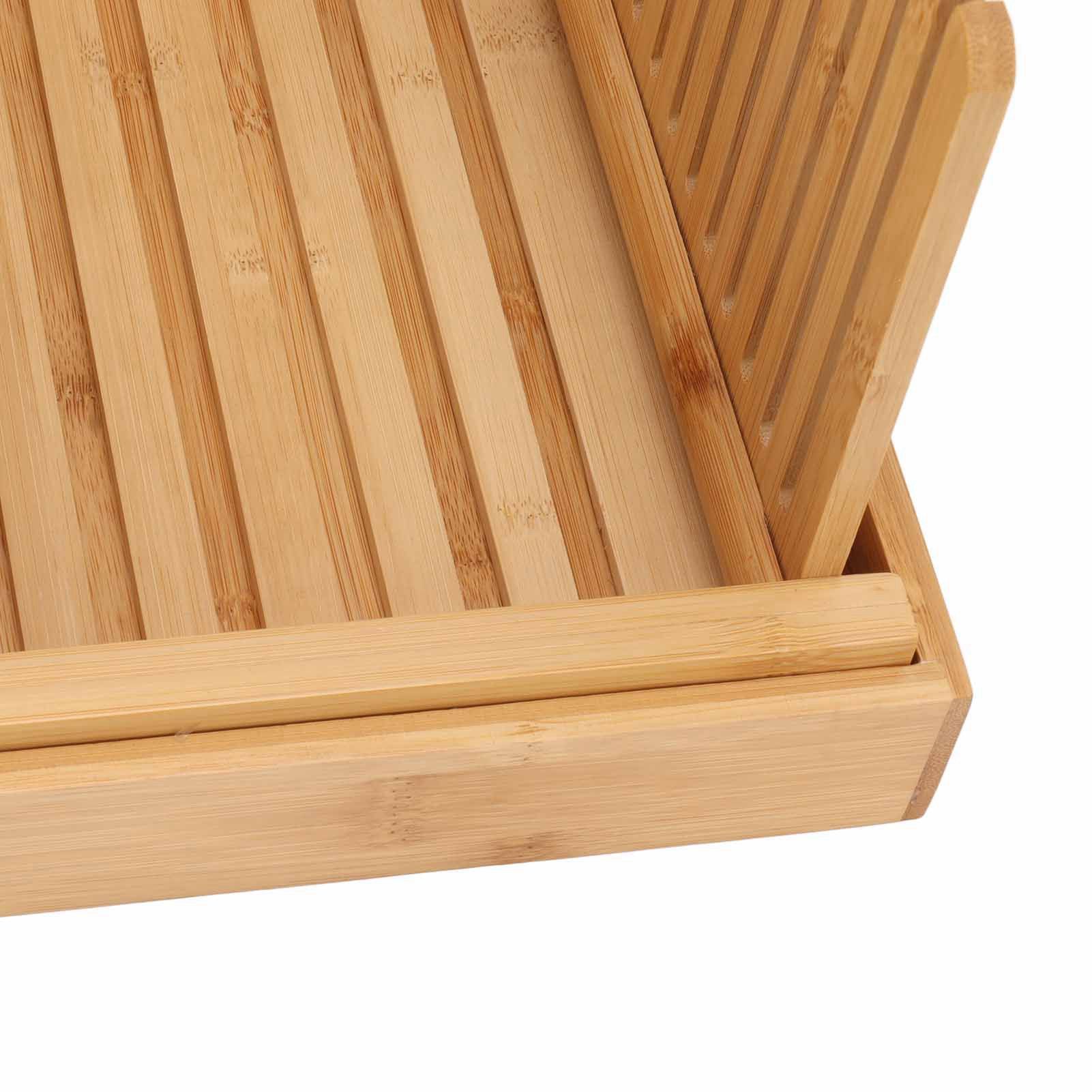 Bamboo Foldable Bread Slicing Guide Toast Loaf Cutting Guide Slicing Maker view 14
