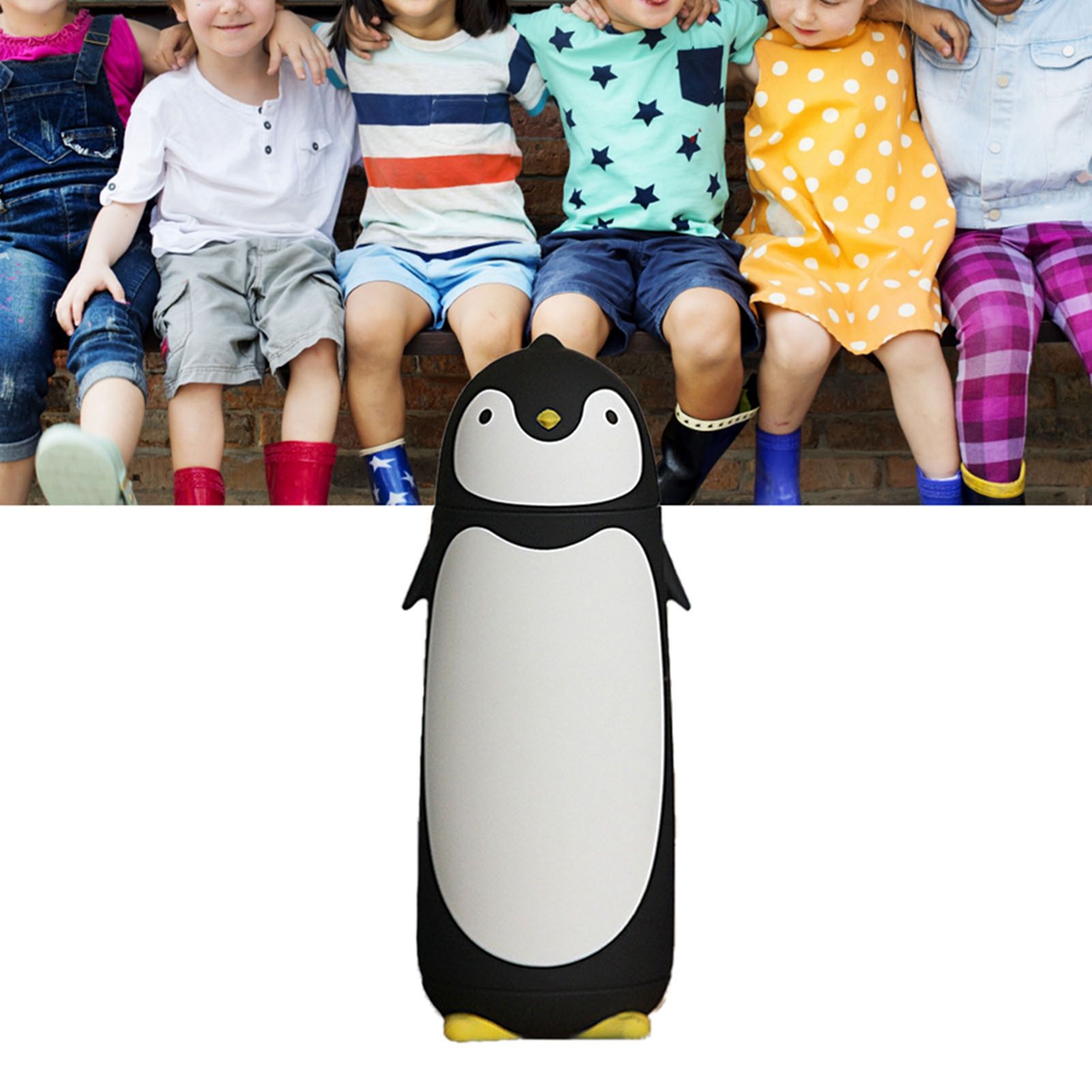 Water Bottle Penguin Design Heat Insulation 300ml Portable Water Cup for view 10