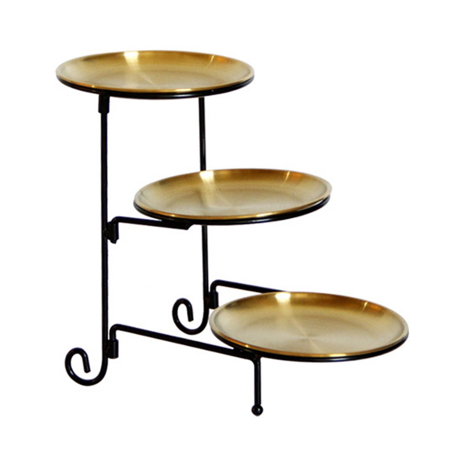 Three Layer Fruit Basket Stainless Steel Fruit Basket Modern Multi Layer Fruit