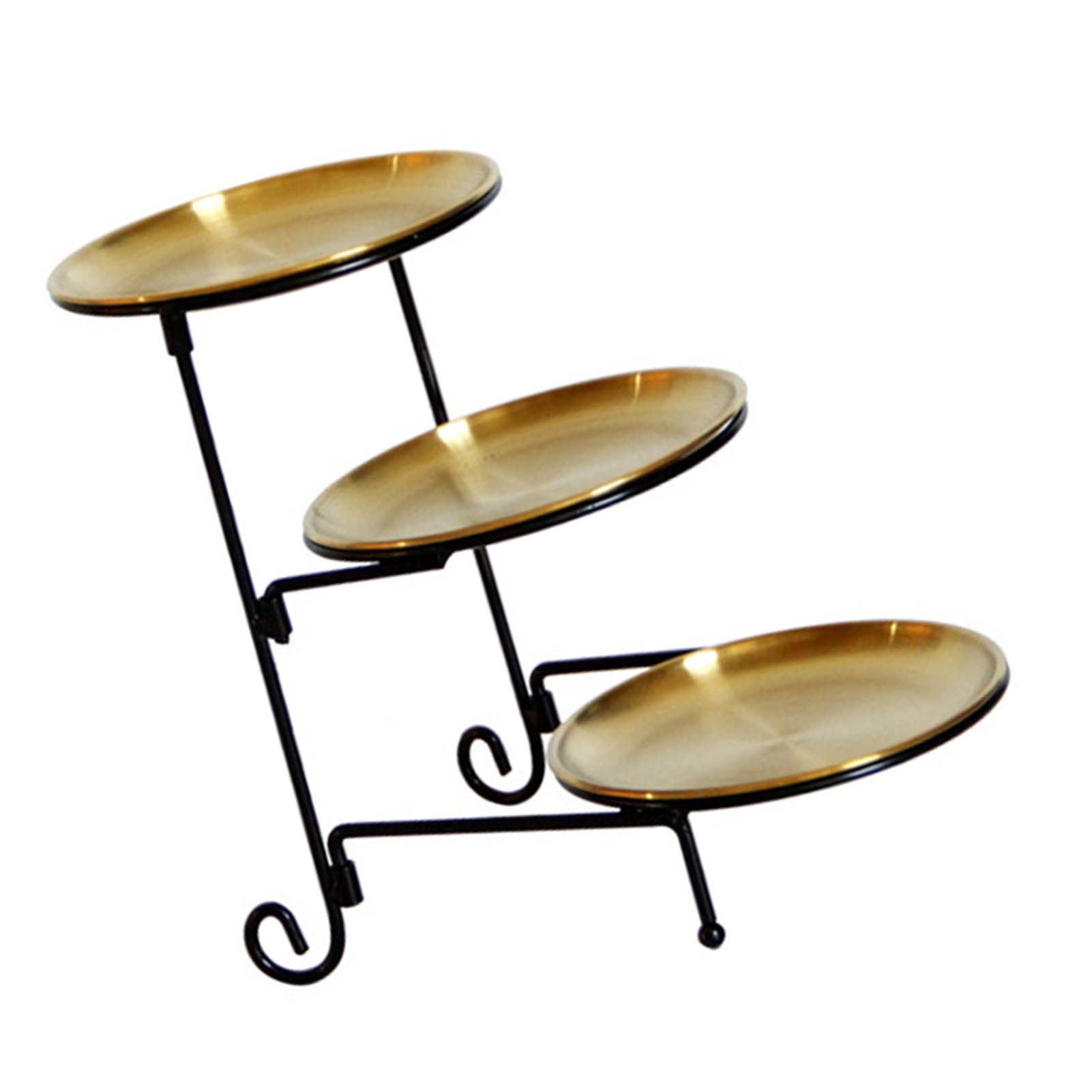 Three Layer Fruit Basket Stainless Steel Fruit Basket Modern Multi Layer Fruit view 3