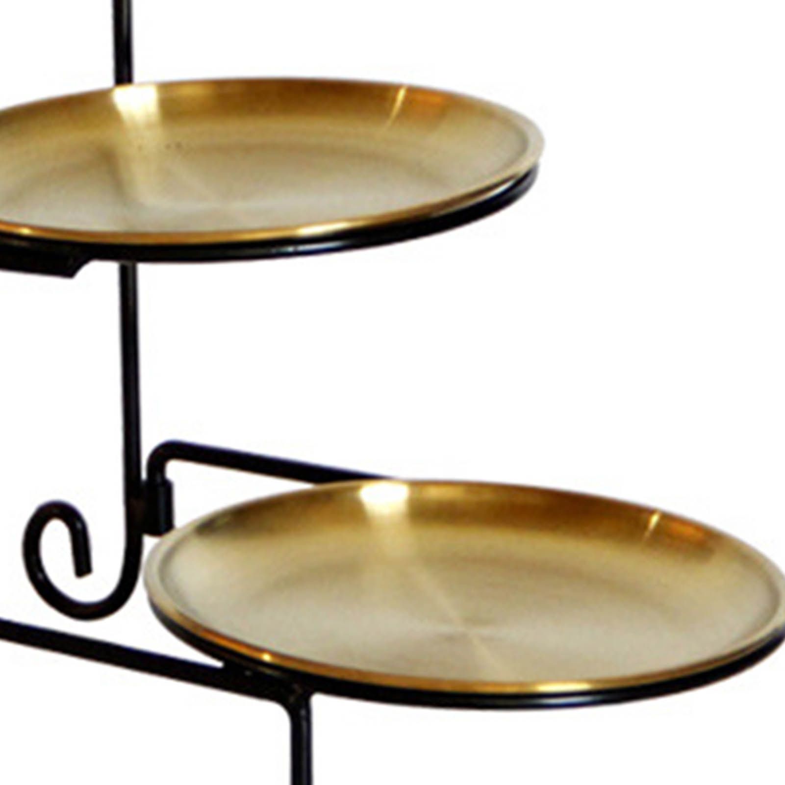 Three Layer Fruit Basket Stainless Steel Fruit Basket Modern Multi Layer Fruit view 9