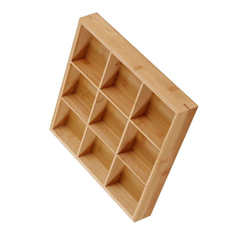 Divided Wooden Tray Multi Compartments Serving Tray for Hot Pot Restaurants view 2