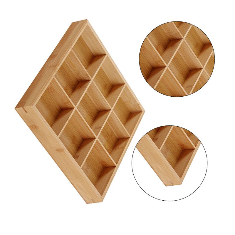 Divided Wooden Tray Multi Compartments Serving Tray for Hot Pot Restaurants view 5