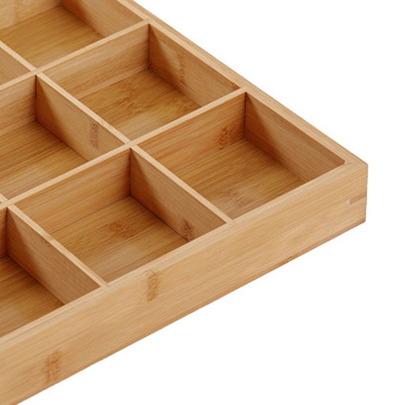 Divided Wooden Tray Multi Compartments Serving Tray for Hot Pot Restaurants view 7
