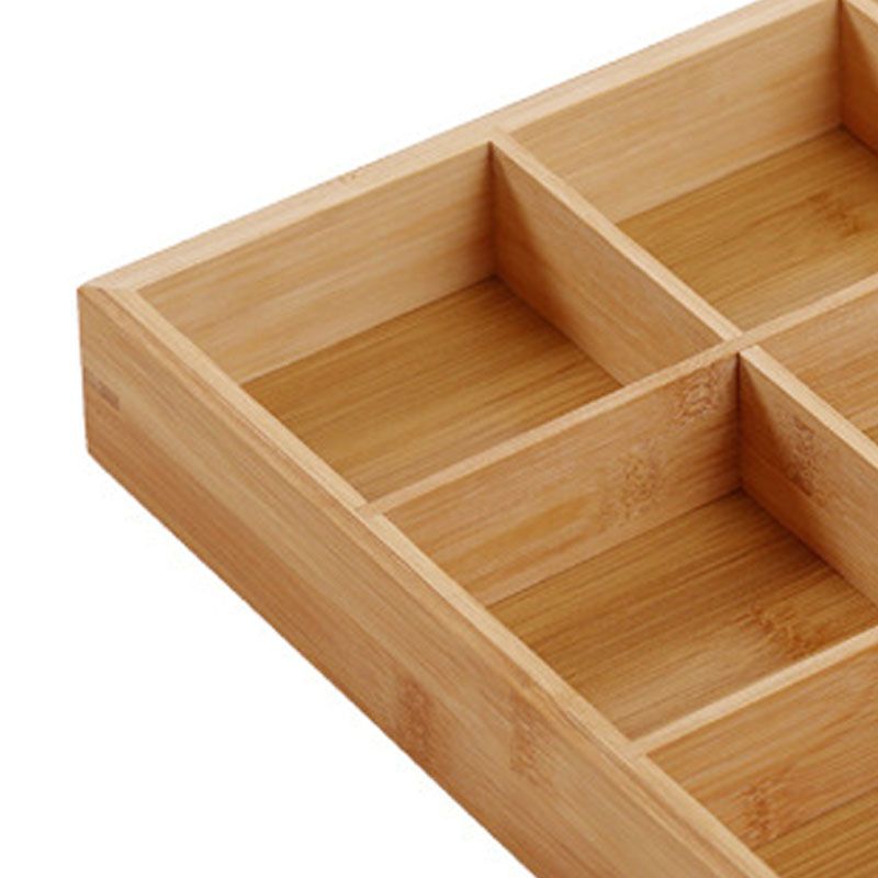 Divided Wooden Tray Multi Compartments Serving Tray for Hot Pot Restaurants view 8