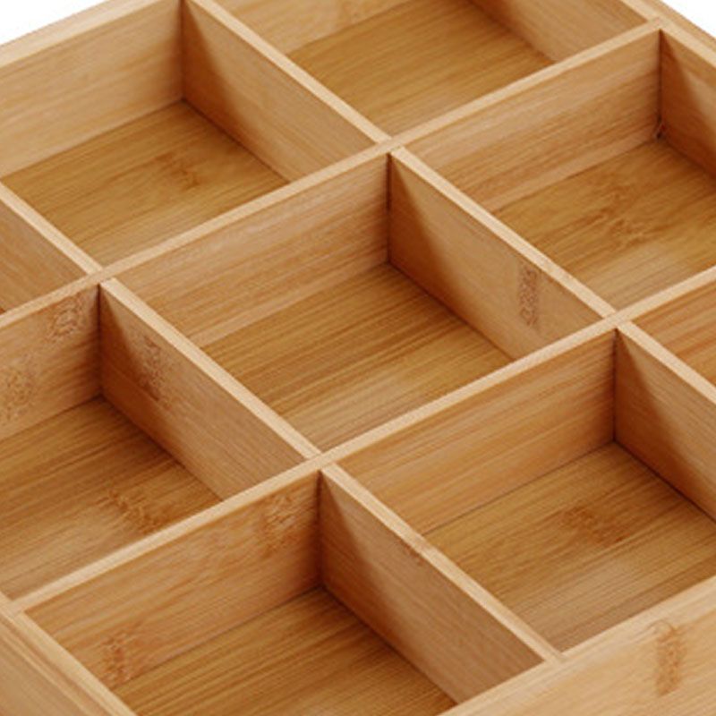 Divided Wooden Tray Multi Compartments Serving Tray for Hot Pot Restaurants view 9