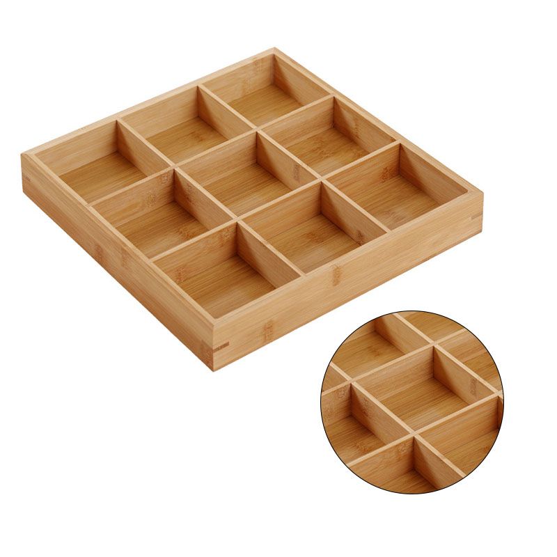 Divided Wooden Tray Multi Compartments Serving Tray for Hot Pot Restaurants view 12