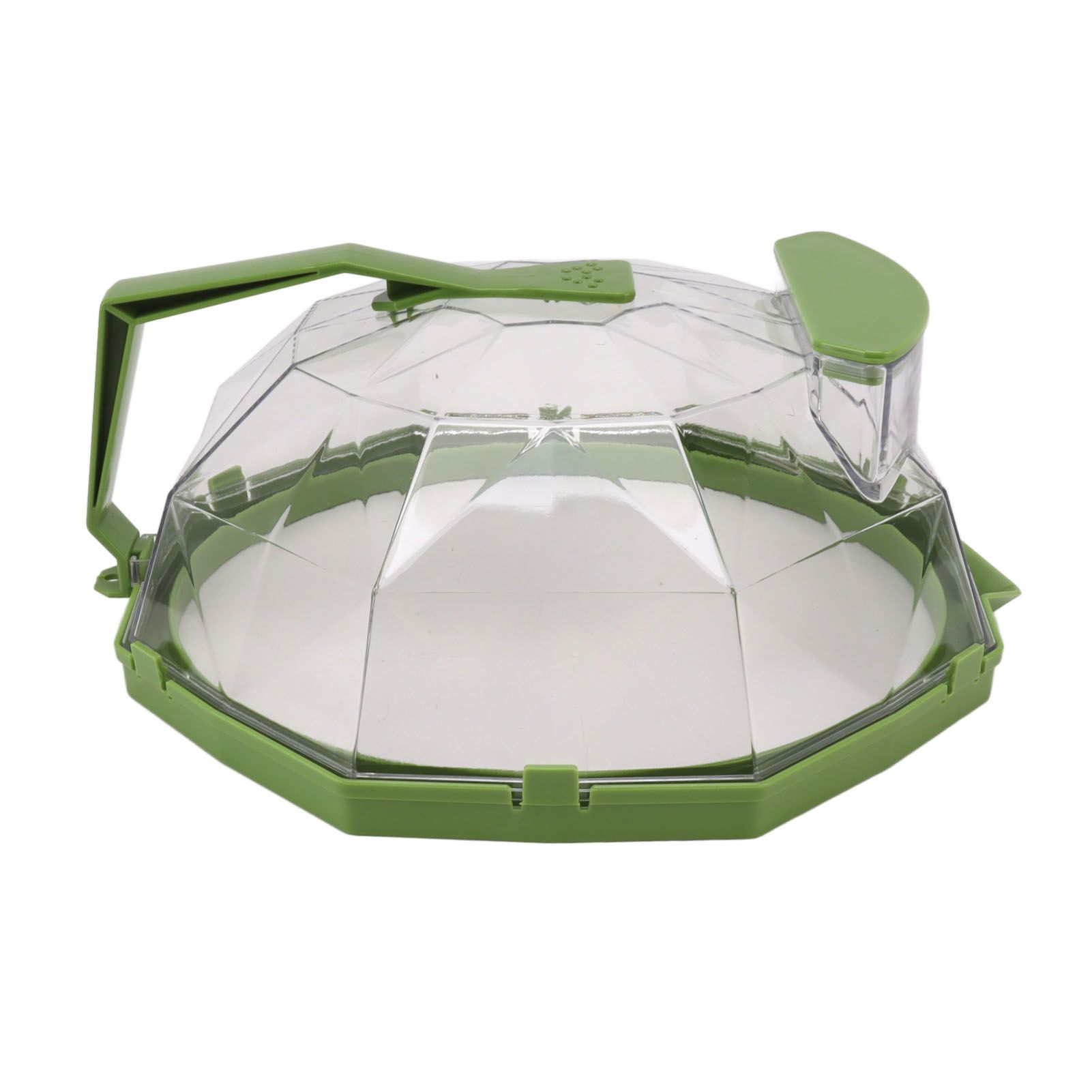 Microwave Splash Heating Cover PC Food Splatter Guard with Extension Handle view 3
