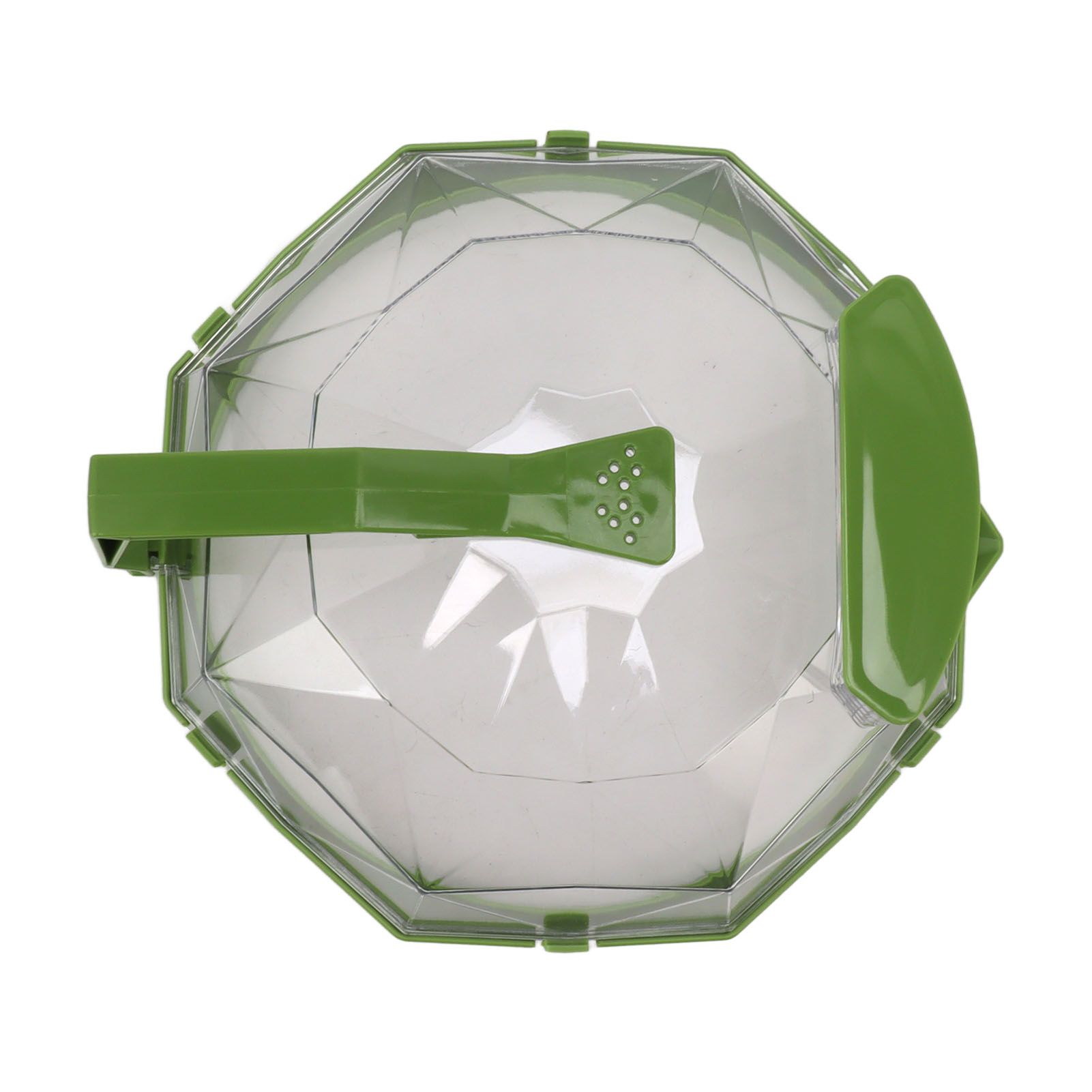 Microwave Splash Heating Cover PC Food Splatter Guard with Extension Handle view 4