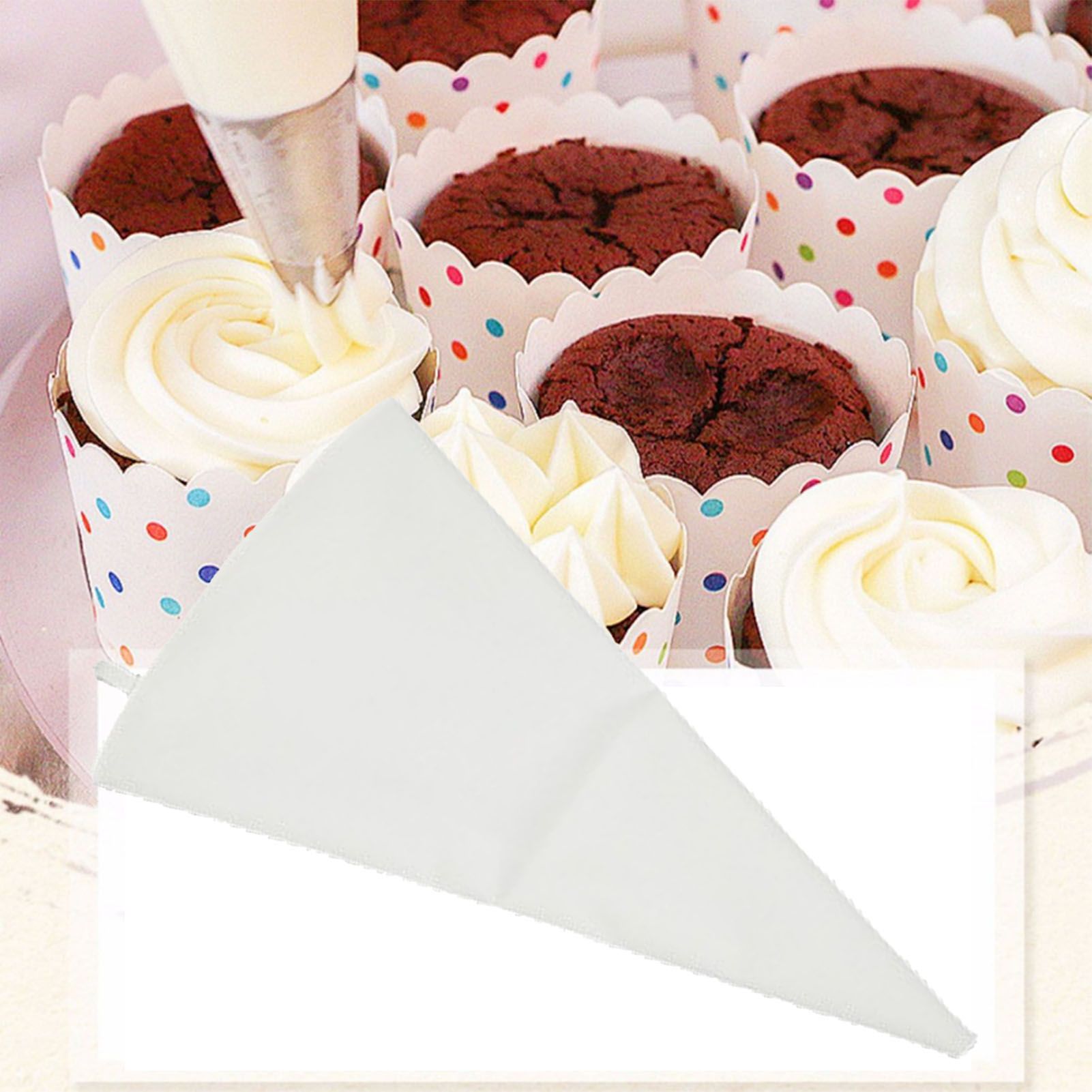 300pcs Piping Bags Disposable Thickened Food Grade Plastic Pastry Bags for view 9
