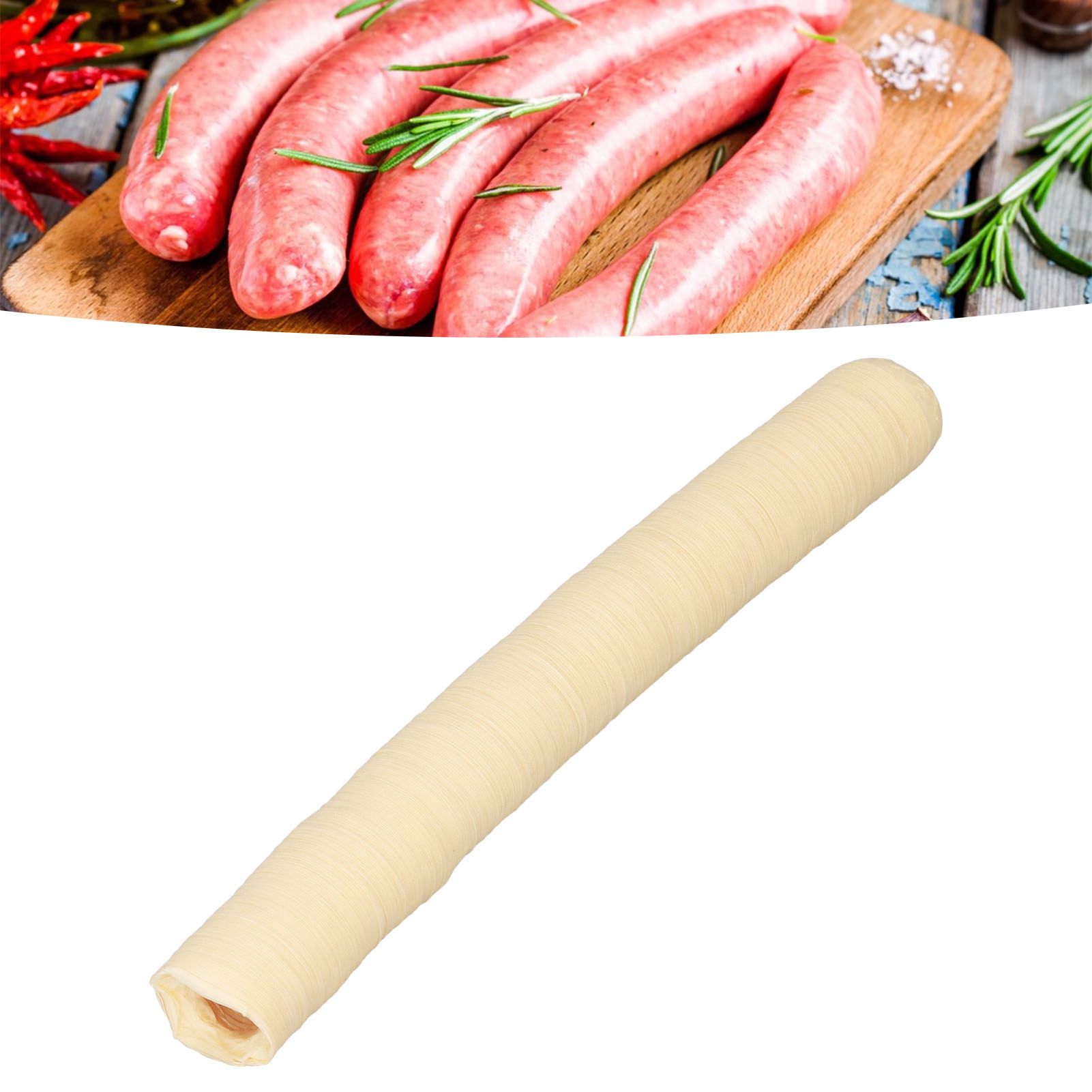 Filling Baked Sausage Casings Ham Collagen Casings Dry Pig Sausage Casing Tube view 11