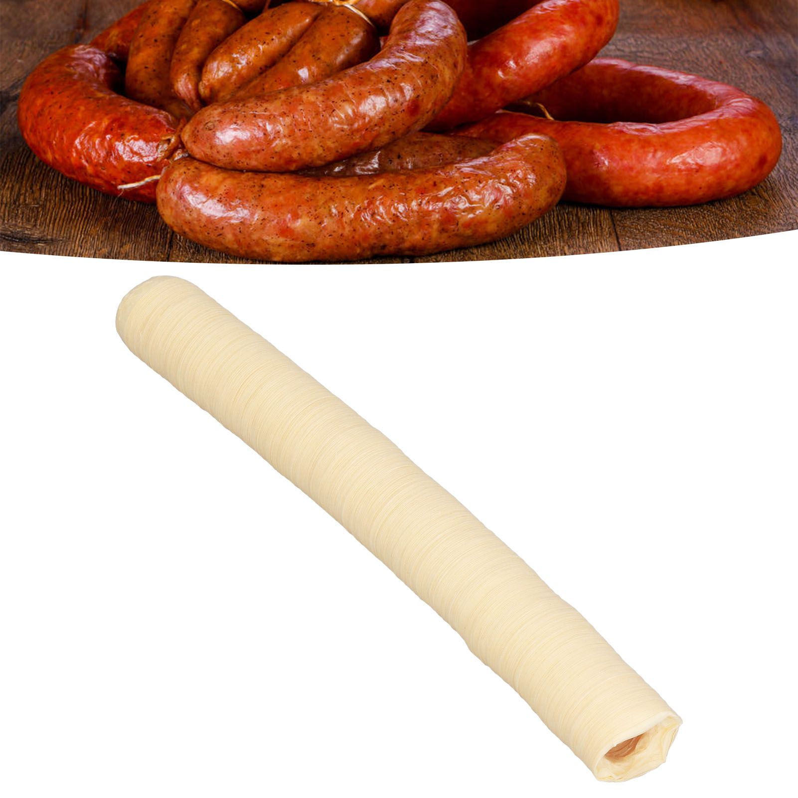 Filling Baked Sausage Casings Ham Collagen Casings Dry Pig Sausage Casing Tube view 12