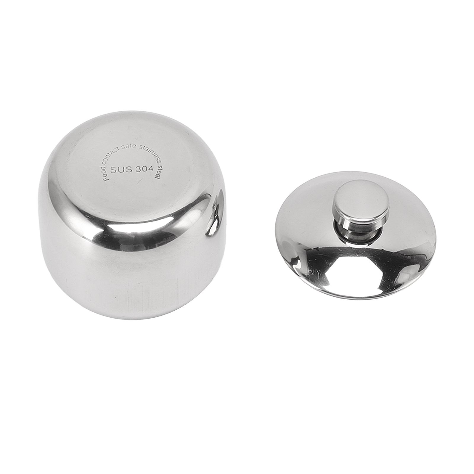 Condiment Jar with Lid 304 Stainless Steel Seasoning Container Pot for Spice view 9