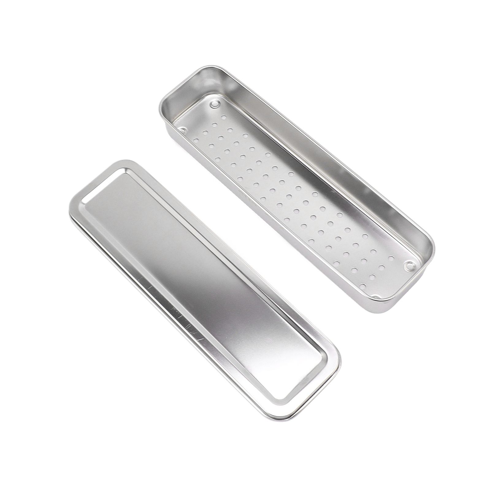 Stainless Steel Cutlery Tray Holder Kitchen Chopstick Spoon Fork Storage Box view 5