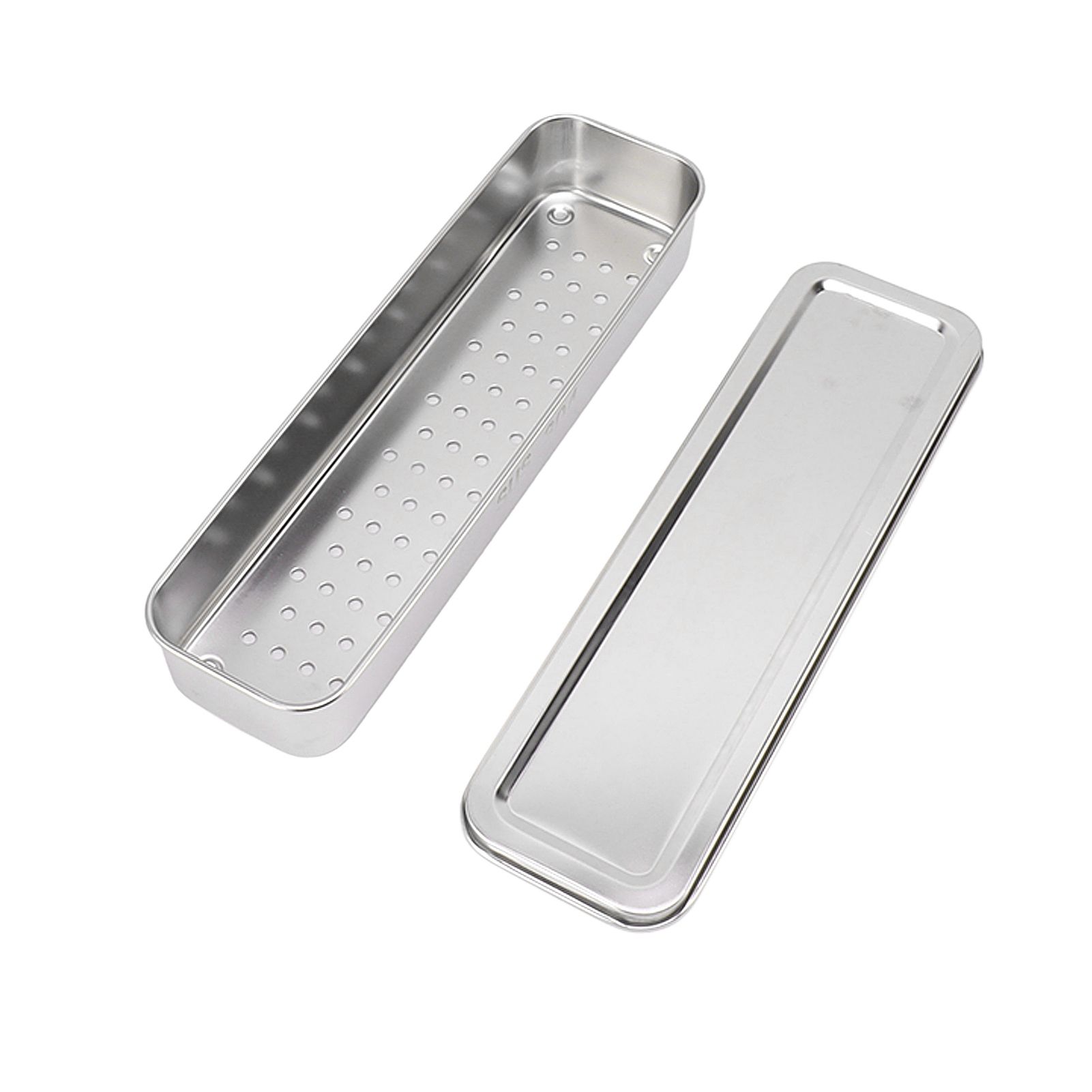 Stainless Steel Cutlery Tray Holder Kitchen Chopstick Spoon Fork Storage Box view 6