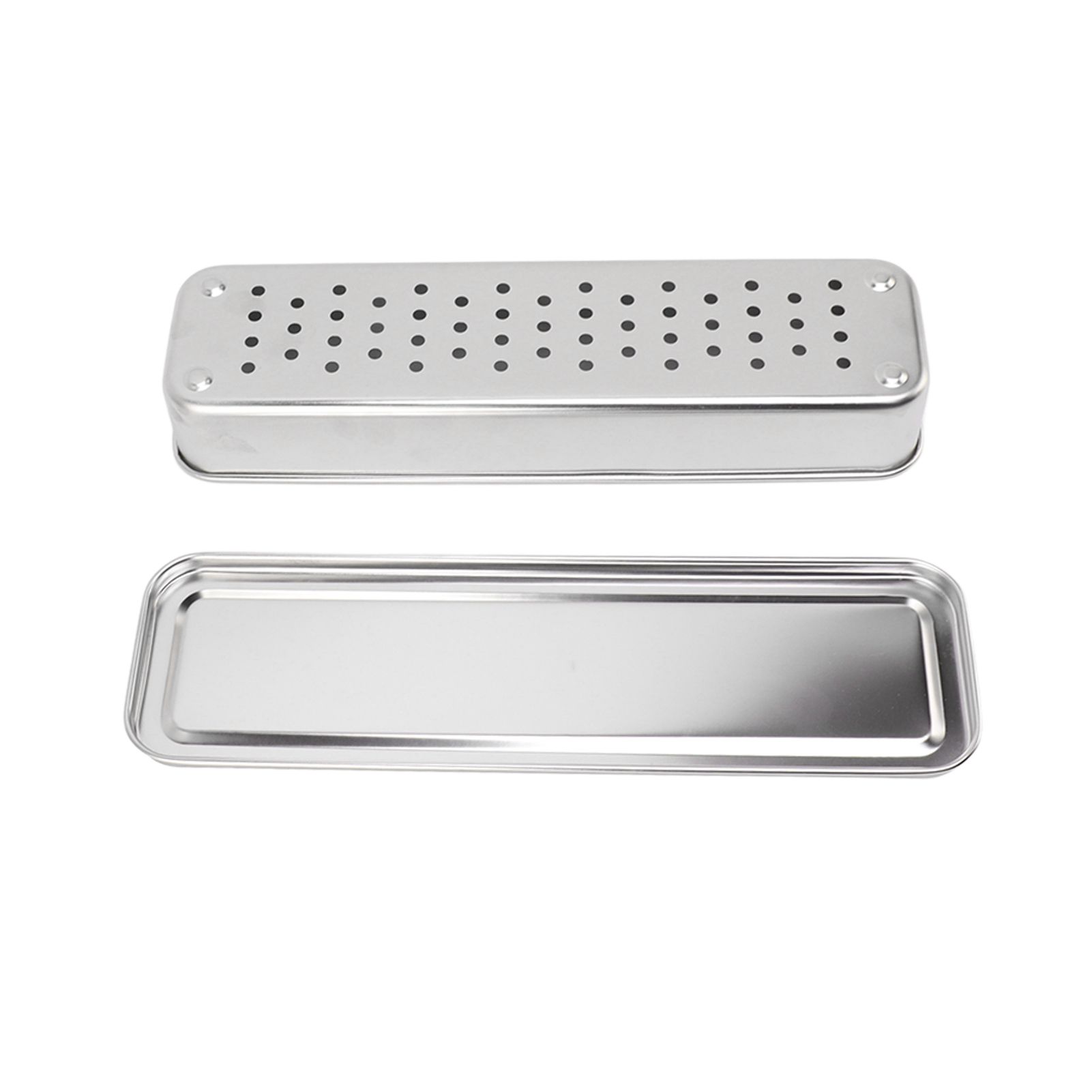 Stainless Steel Cutlery Tray Holder Kitchen Chopstick Spoon Fork Storage Box view 7