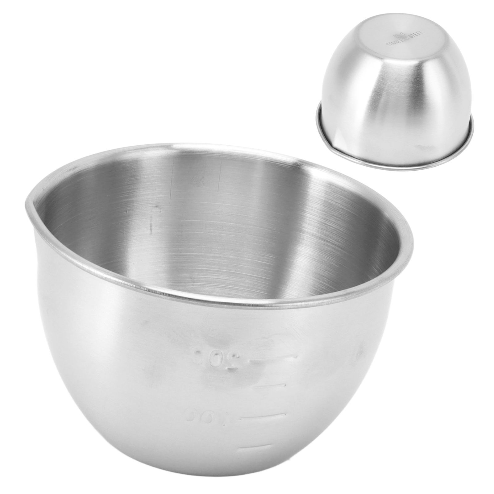 Mixing Bowl Refrigerator Dishwasher Safe Thick 304 Stainless Steel Serving view 9