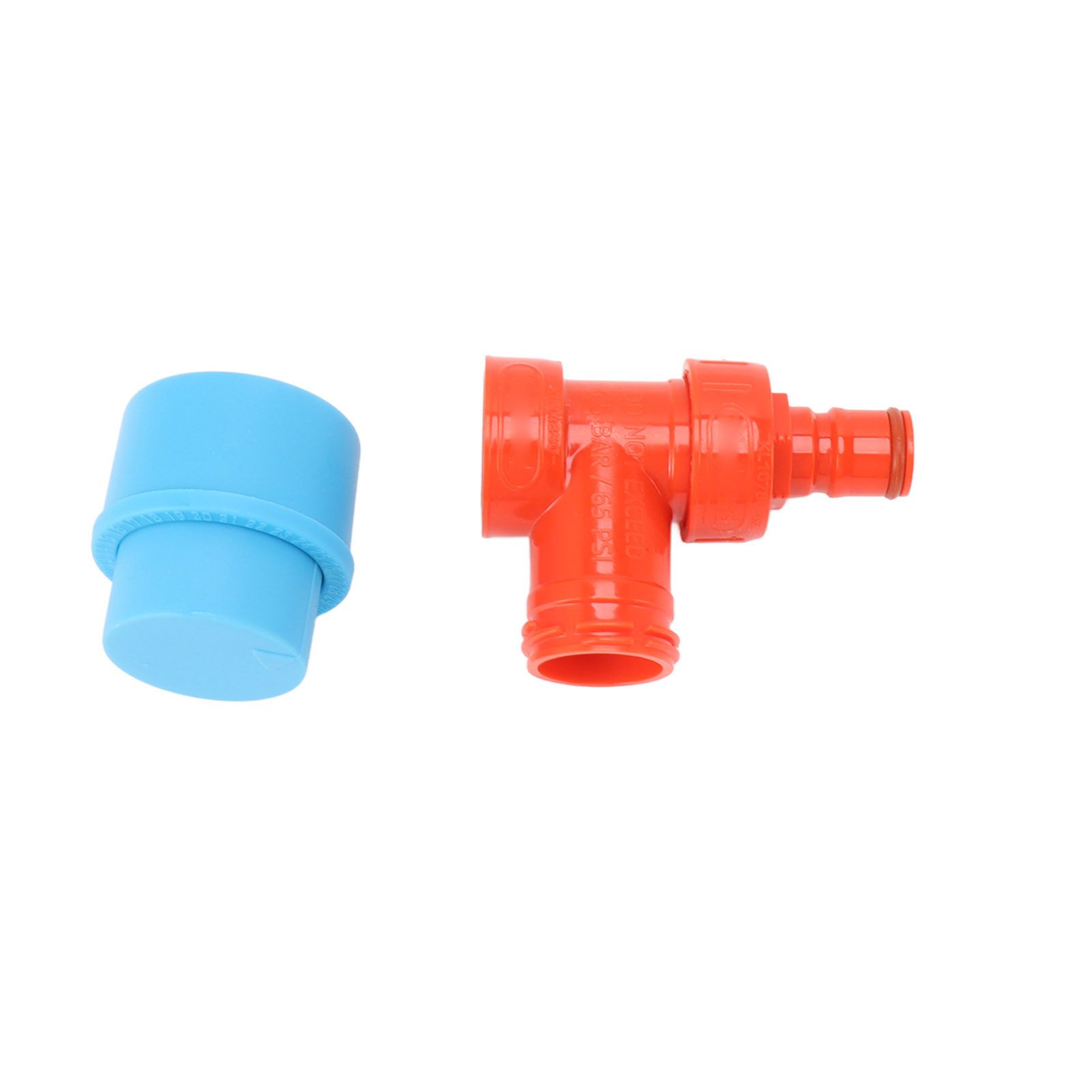 Beer Tee Adapter Plastic Chemical Resistance 3 Way Carbonation Cap for view 2