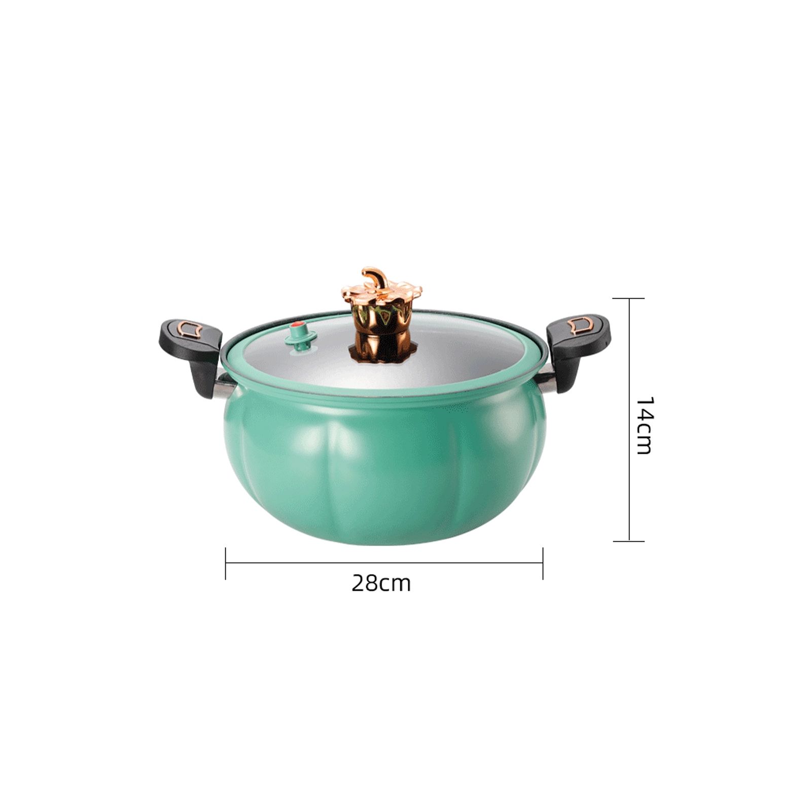 Micro Pressure Cooker Pumpkin Non Stick Multifunctional Soup Pot Gas Stove view 10