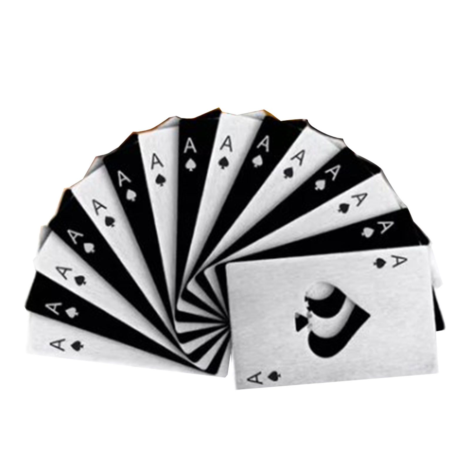 20pcs Stainless Steel Poker Card Bottle Opener Rust Prevention Exquisite Beer
