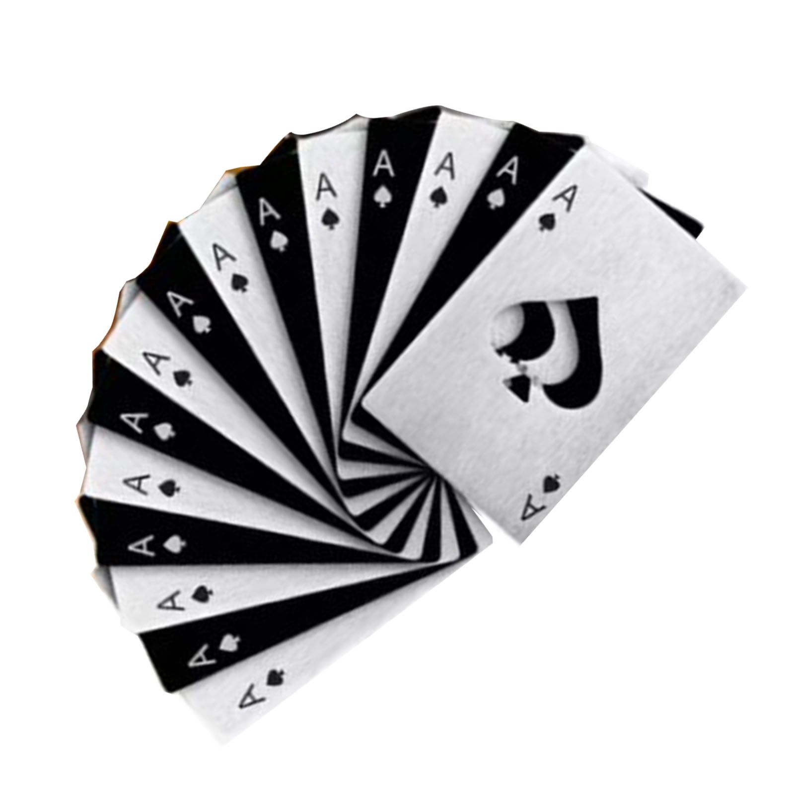 20pcs Stainless Steel Poker Card Bottle Opener Rust Prevention Exquisite Beer view 2