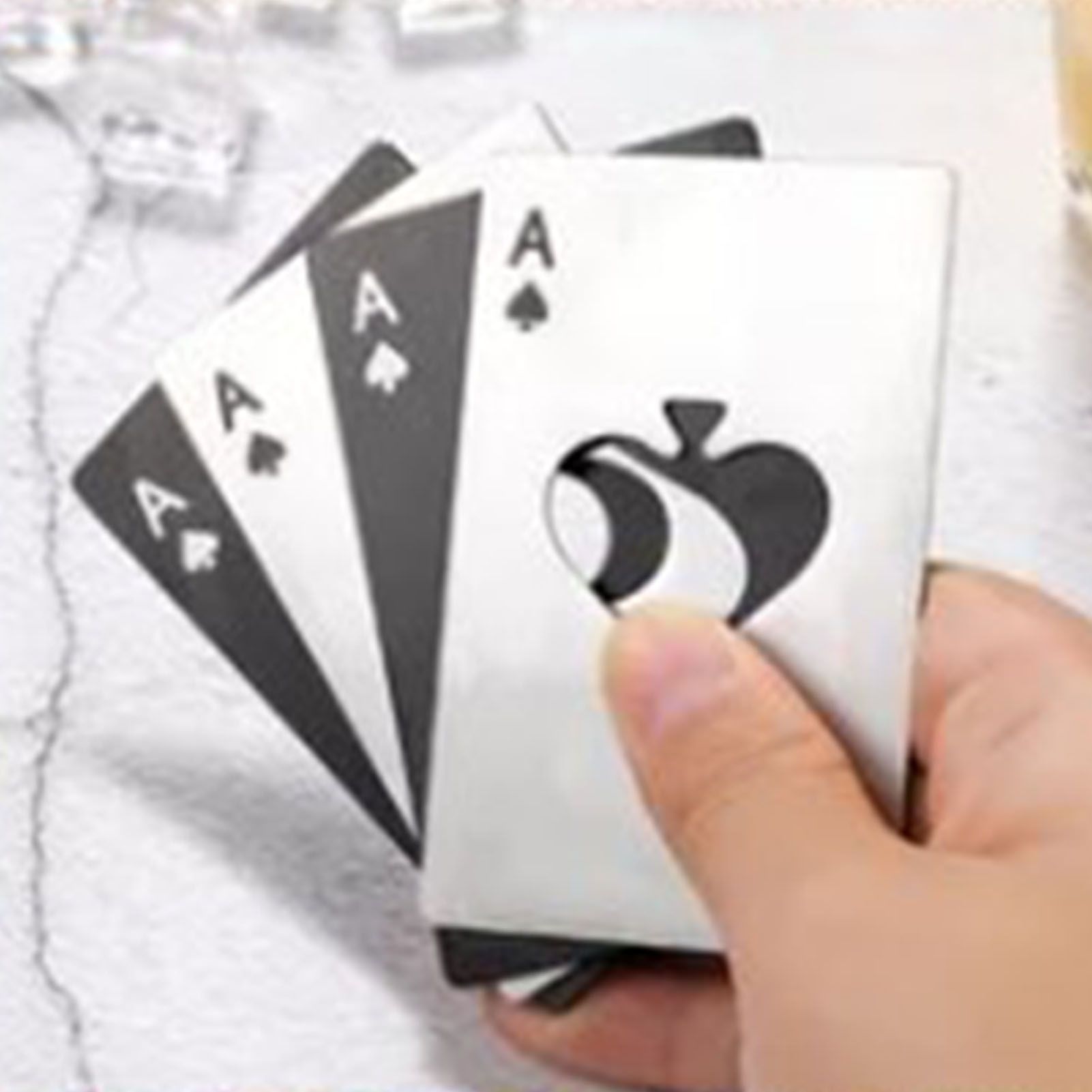 20pcs Stainless Steel Poker Card Bottle Opener Rust Prevention Exquisite Beer view 5