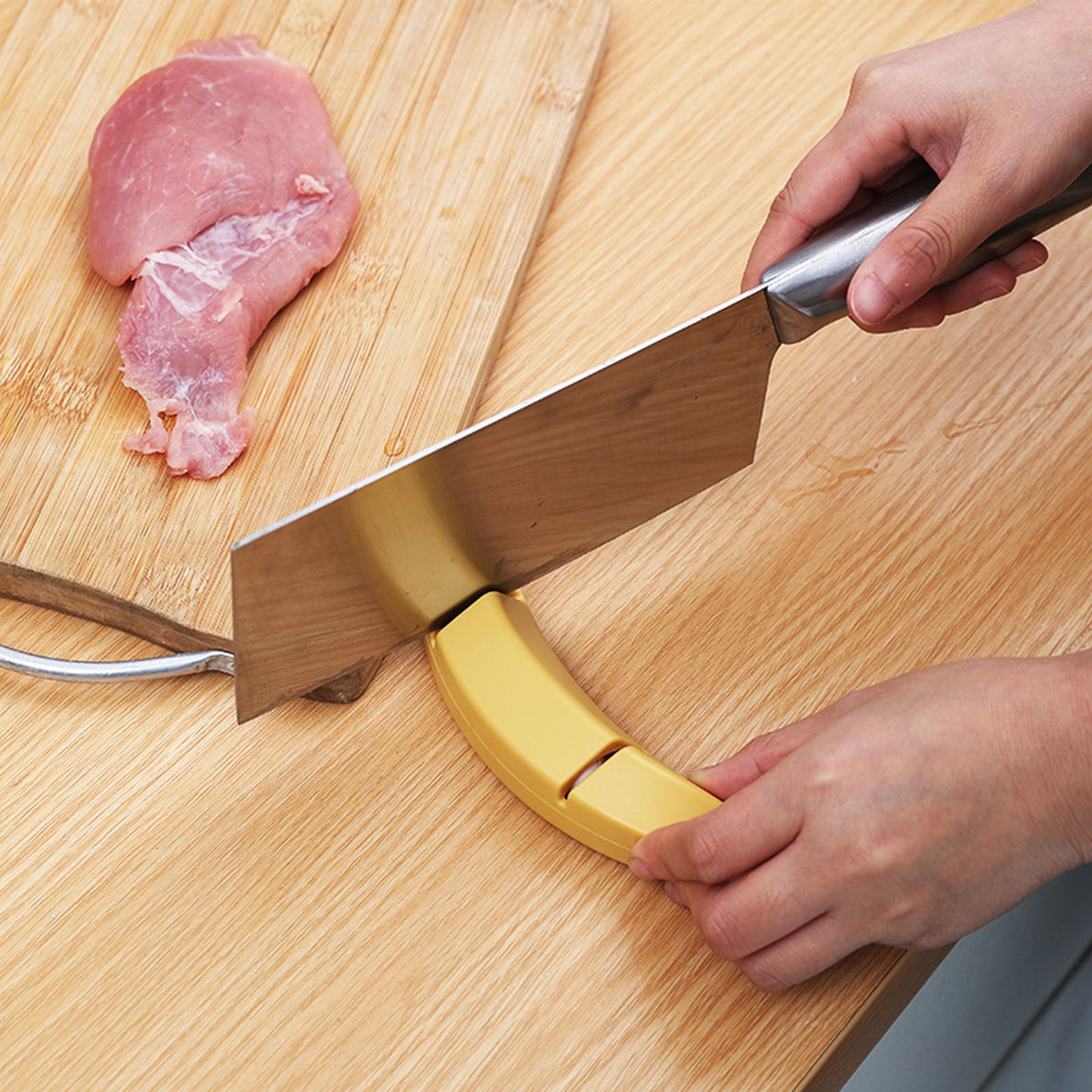 Knife Sharpener 2 Slot Kitchen Knives Sharpen Blade Sharpening Tool Banana view 8