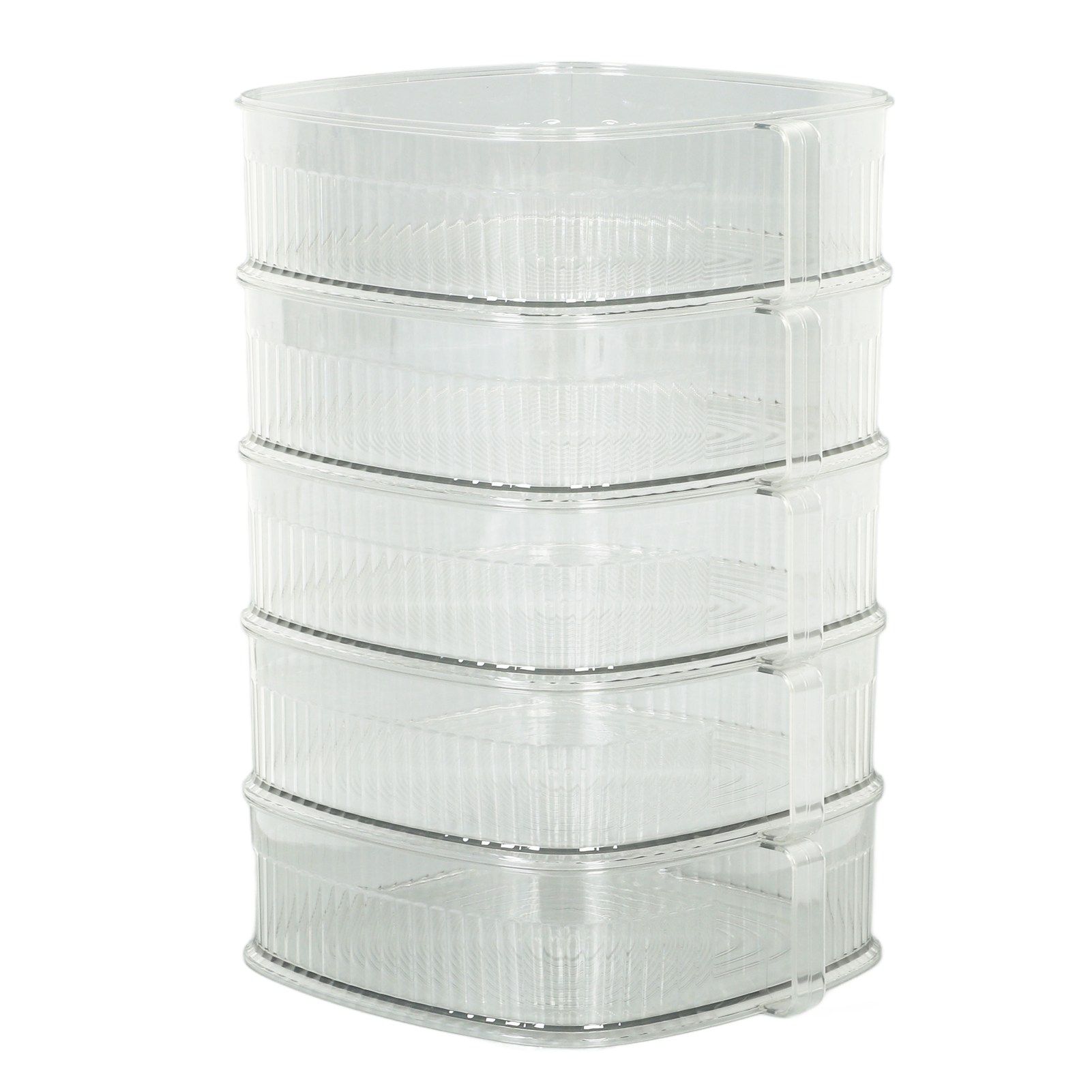 Transparent Dish Dust Cover Dustproof Multi Layer Dish Cover Multifunctional view 2