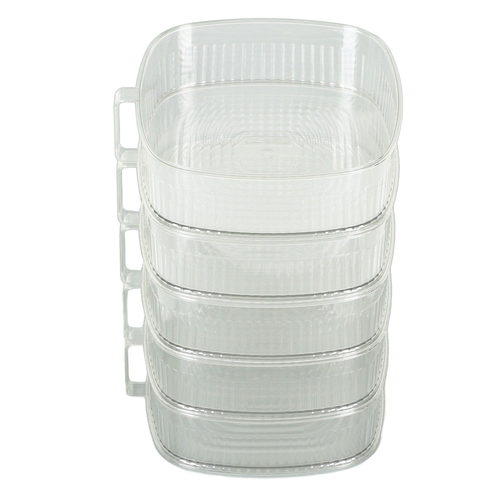 Transparent Dish Dust Cover Dustproof Multi Layer Dish Cover Multifunctional view 4