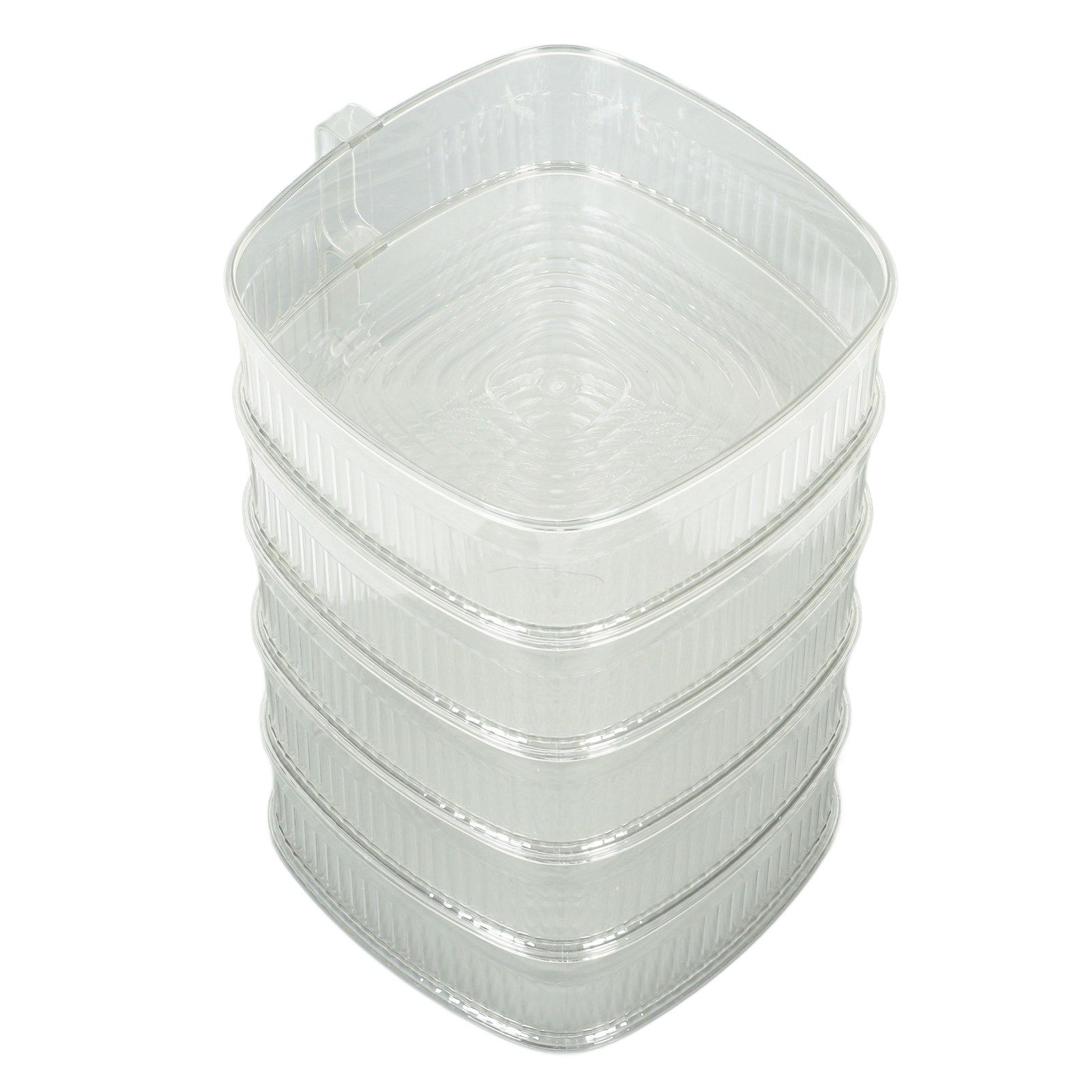 Transparent Dish Dust Cover Dustproof Multi Layer Dish Cover Multifunctional view 5