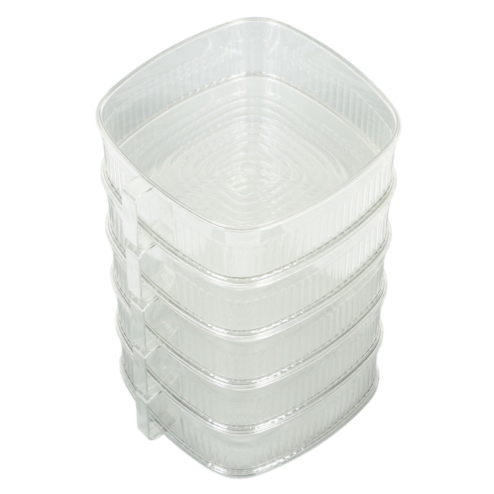 Transparent Dish Dust Cover Dustproof Multi Layer Dish Cover Multifunctional view 6
