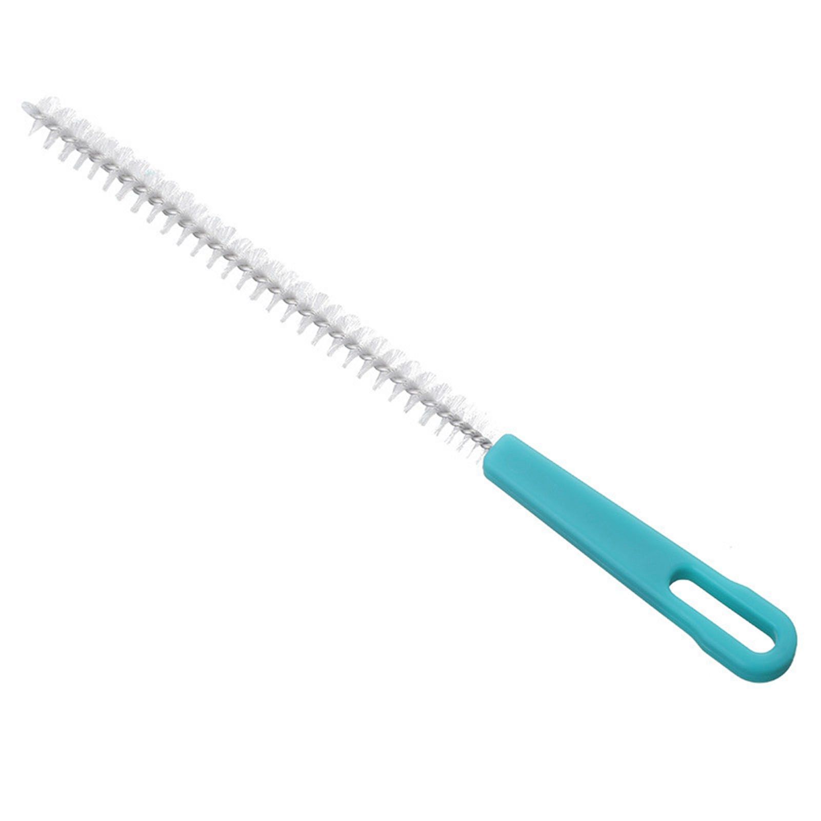 Sewer Drain Brush Nylon Plastic Mini Extra Long Straw Cleaning Brush for Pipe