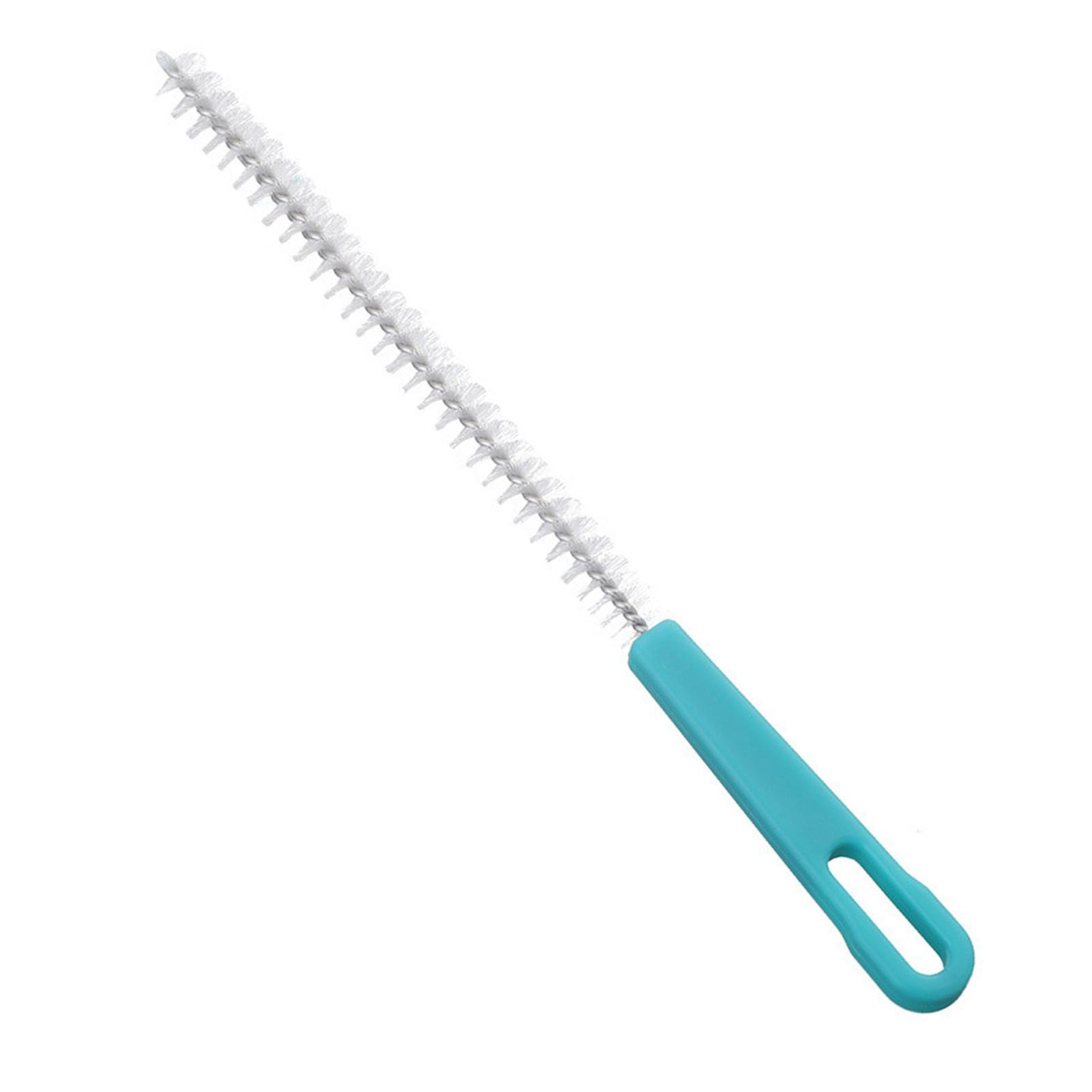 Sewer Drain Brush Nylon Plastic Mini Extra Long Straw Cleaning Brush for Pipe view 2